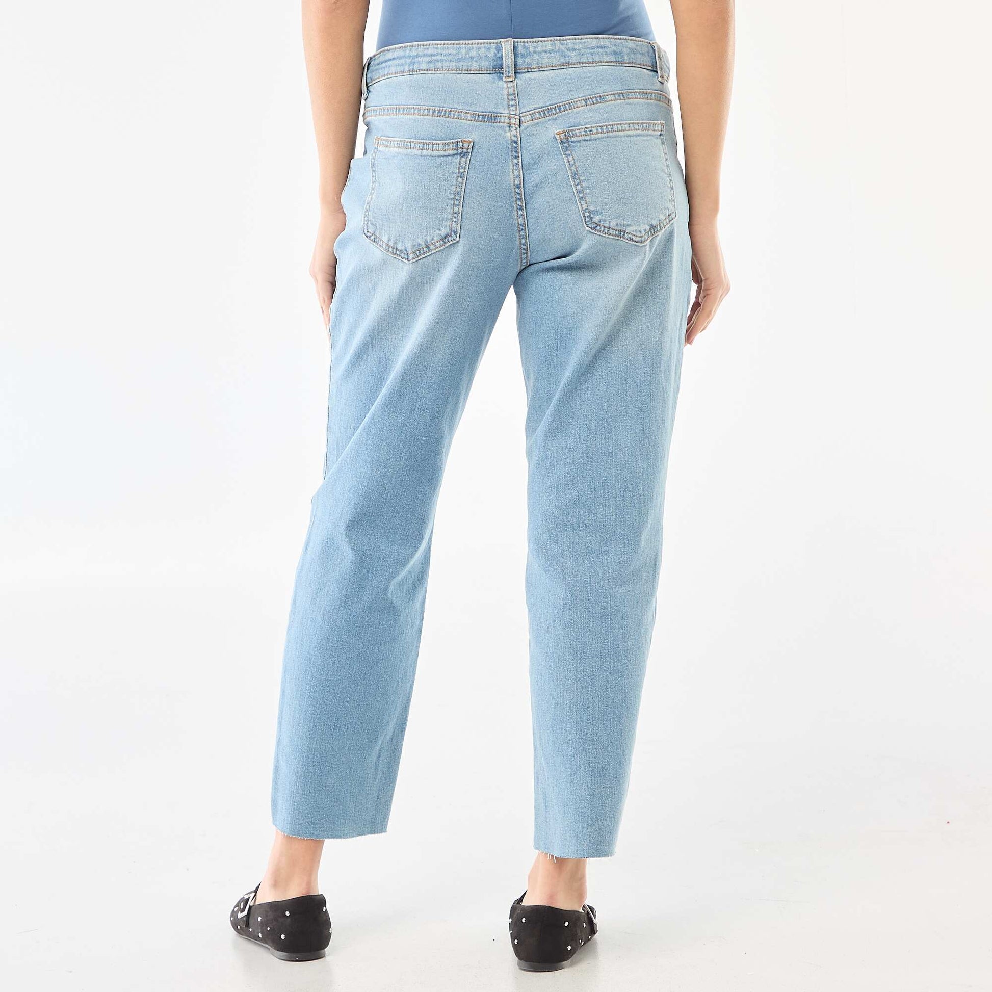 Maternity Mom Fit Jeans BLUE