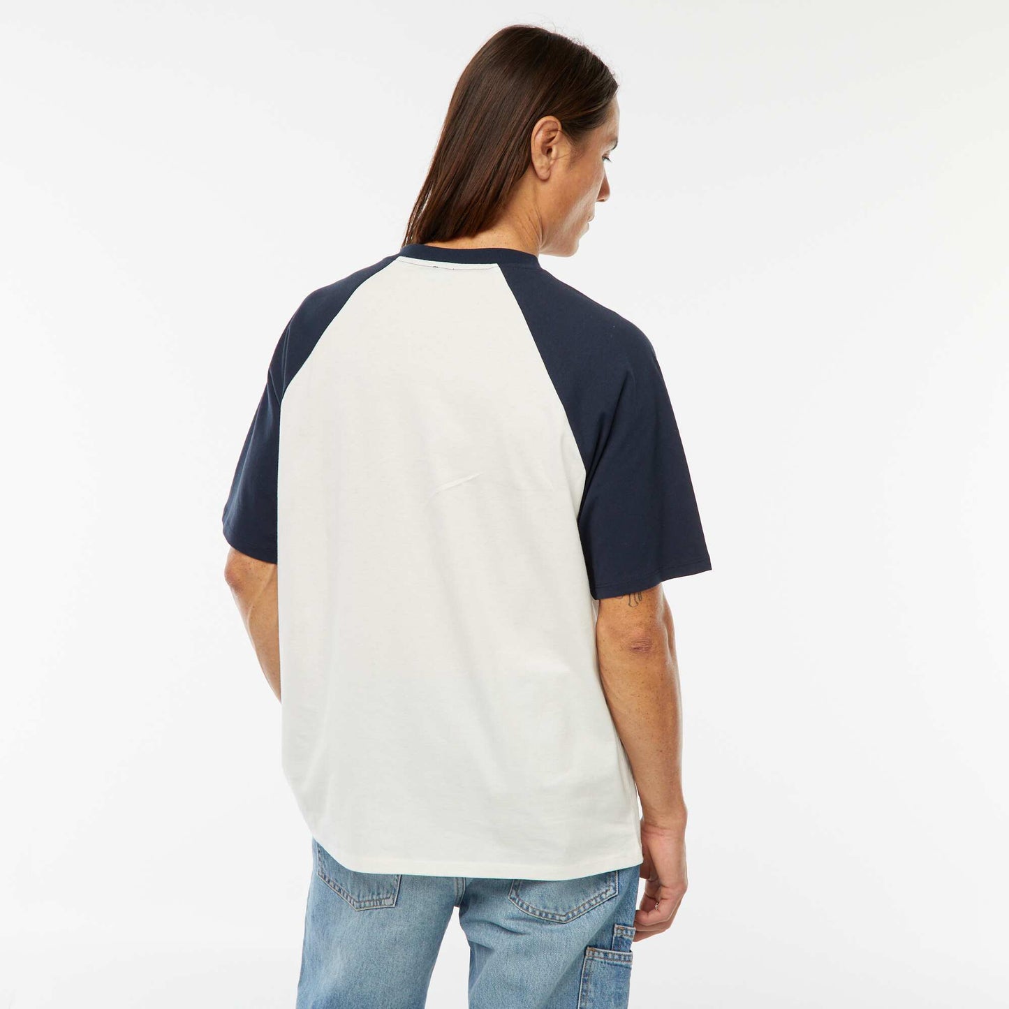 Sporty Los Angeles print T-shirt BLUE