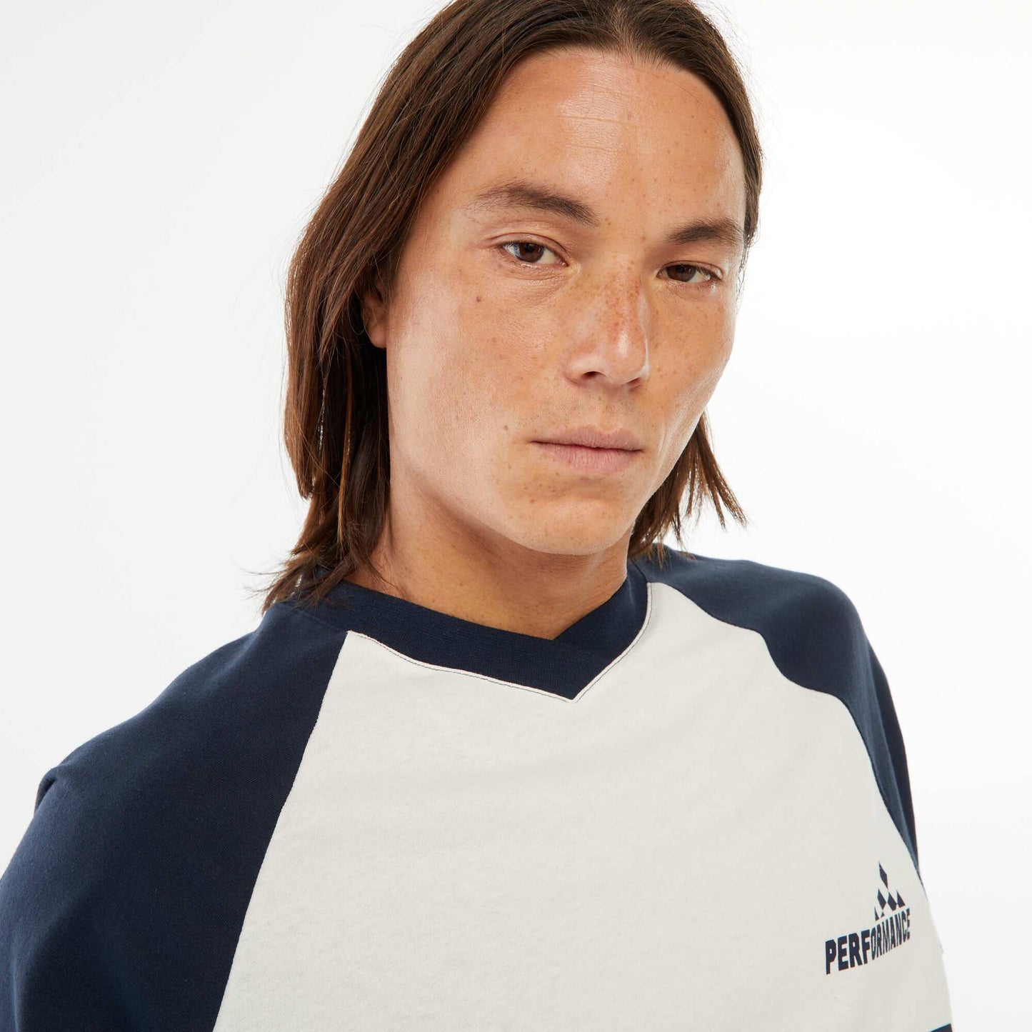 Sporty Los Angeles print T-shirt BLUE