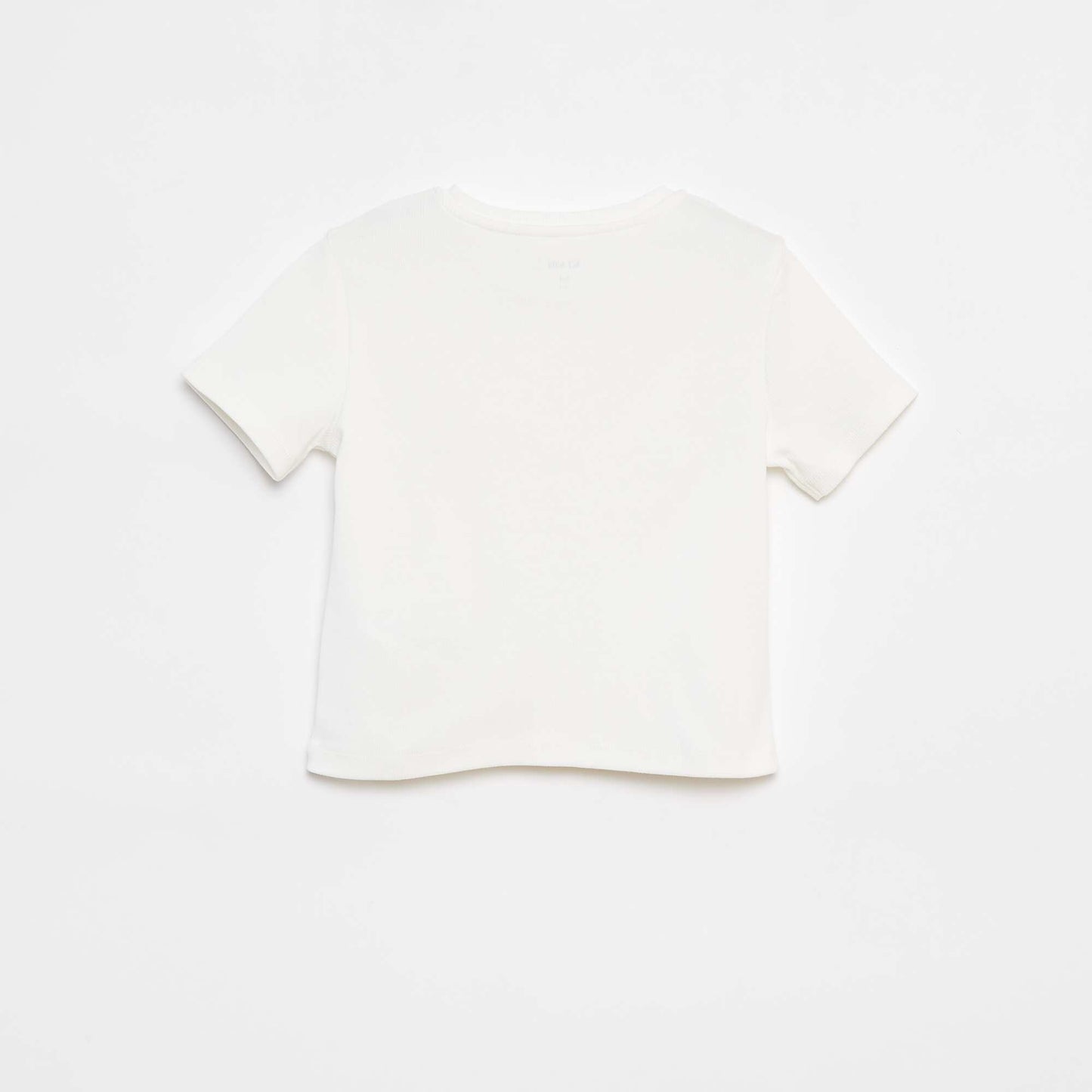 Short-sleeved T-shirt with fancy bows WHITE