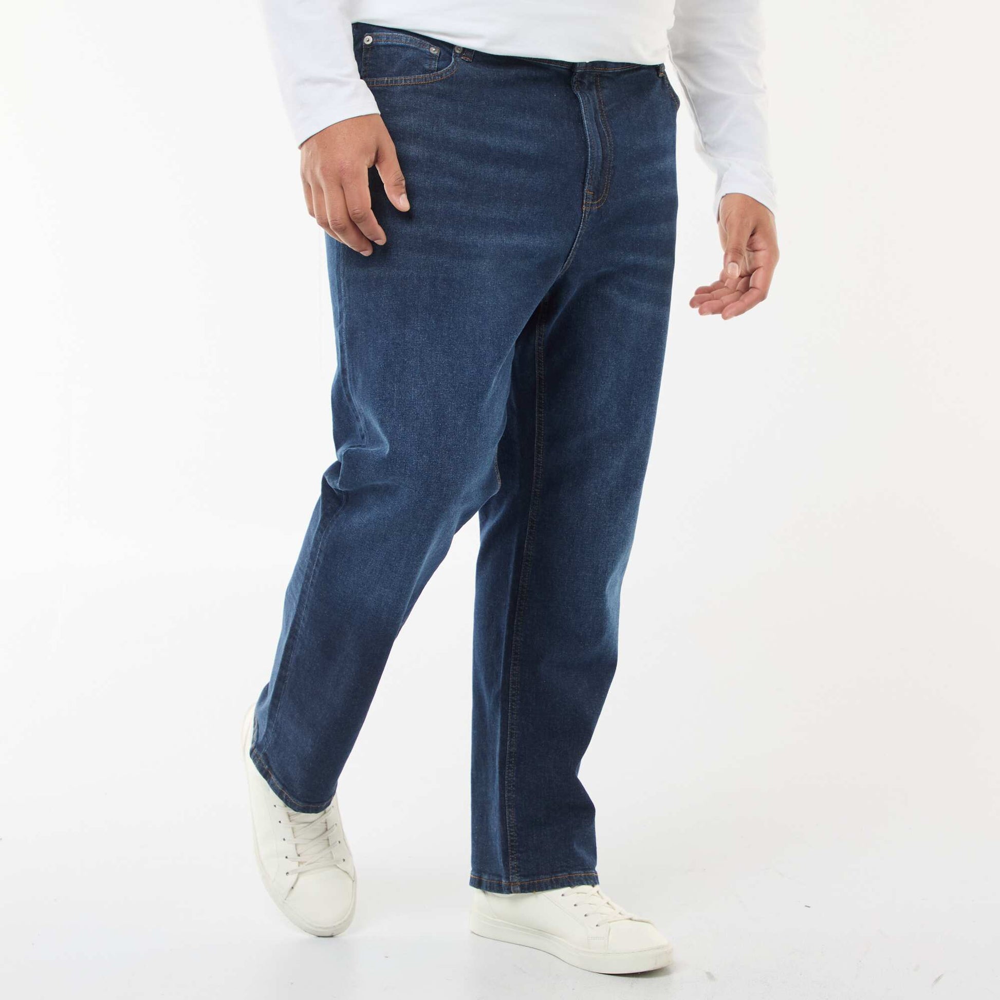 Regular / Straight Leg 5-Pocket Jeans BLUE