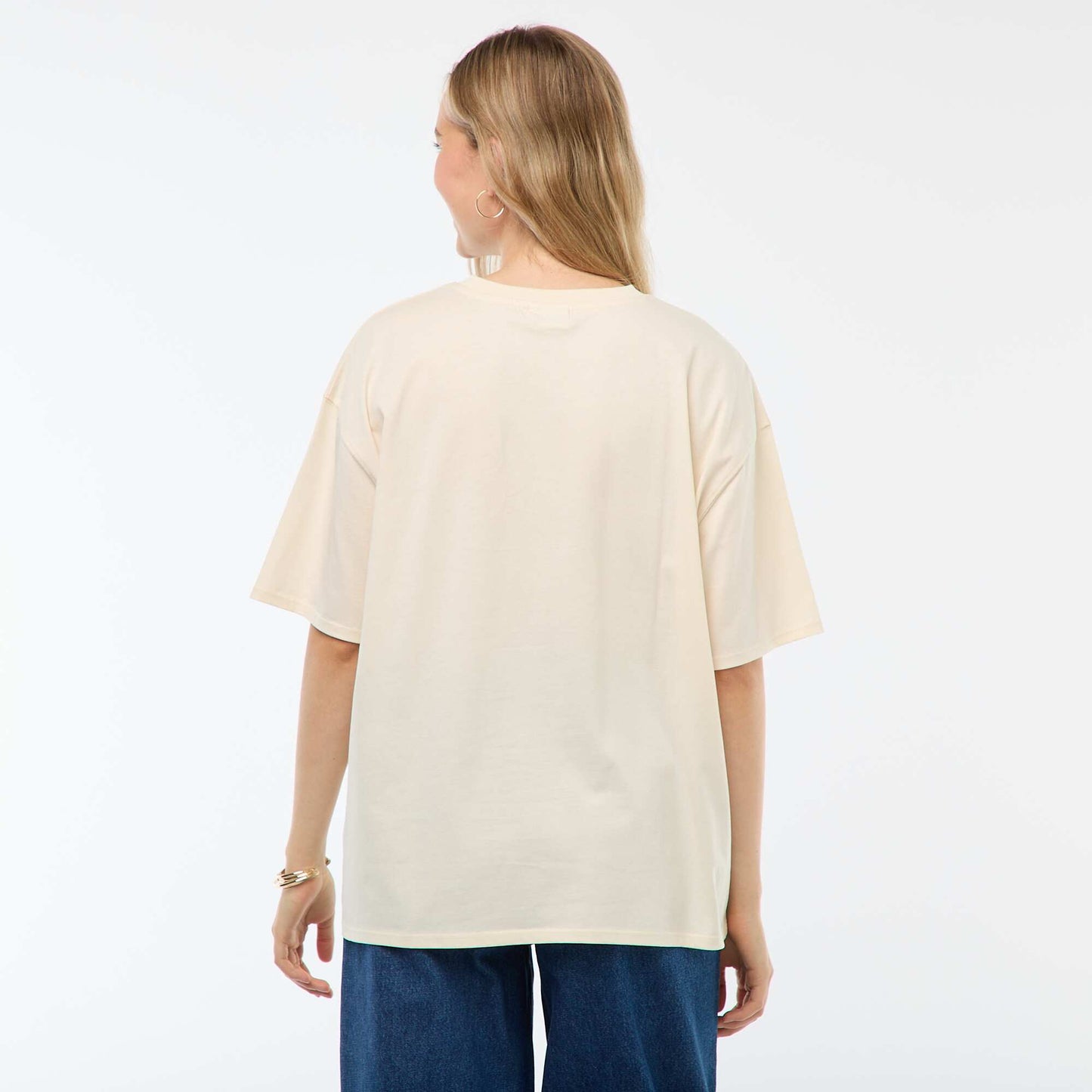 Stitch' 'Disney' short-sleeved T-shirt BEIGE