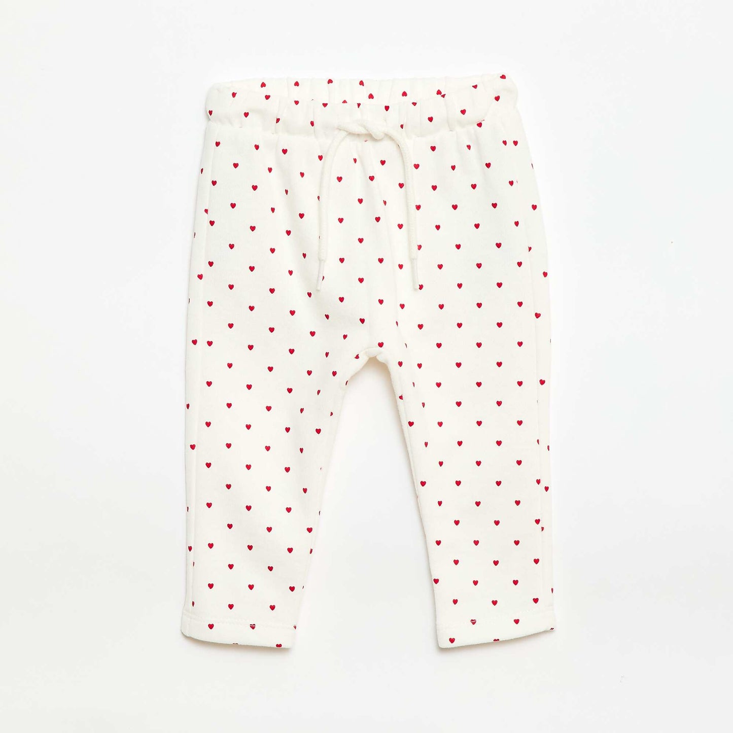 Patterned Jogger Trousers WHITE