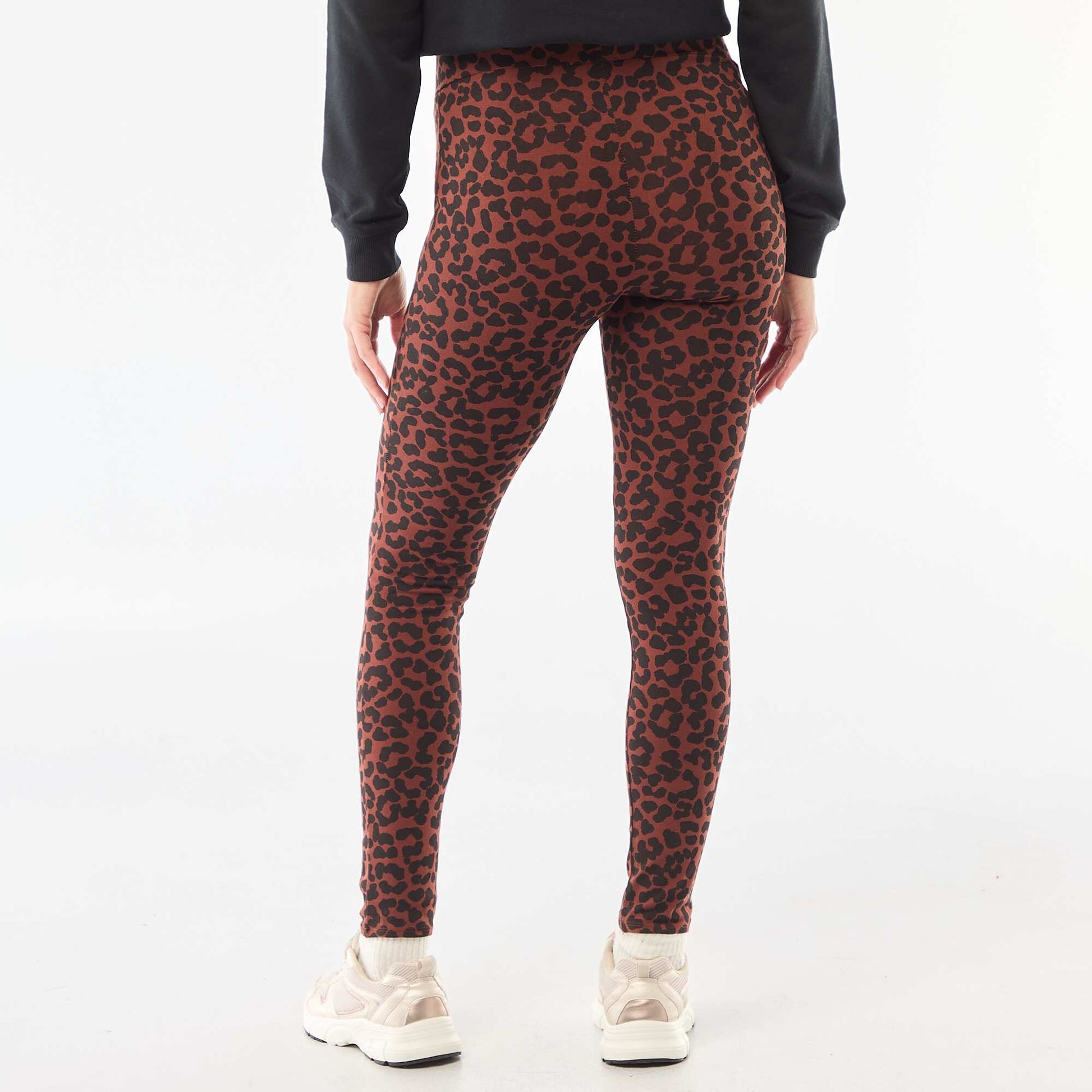 Printed Maternity Leggings BEIGE