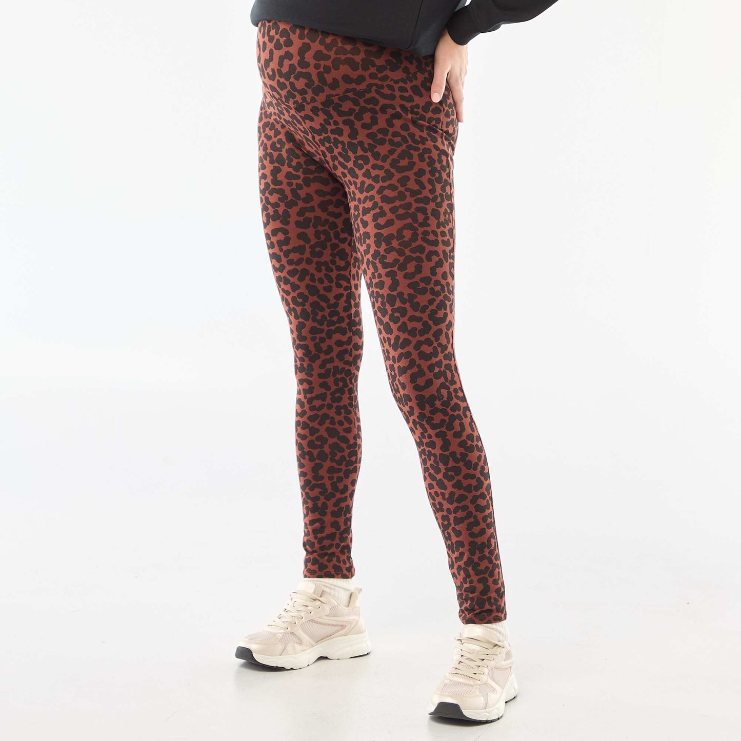 Printed Maternity Leggings BEIGE