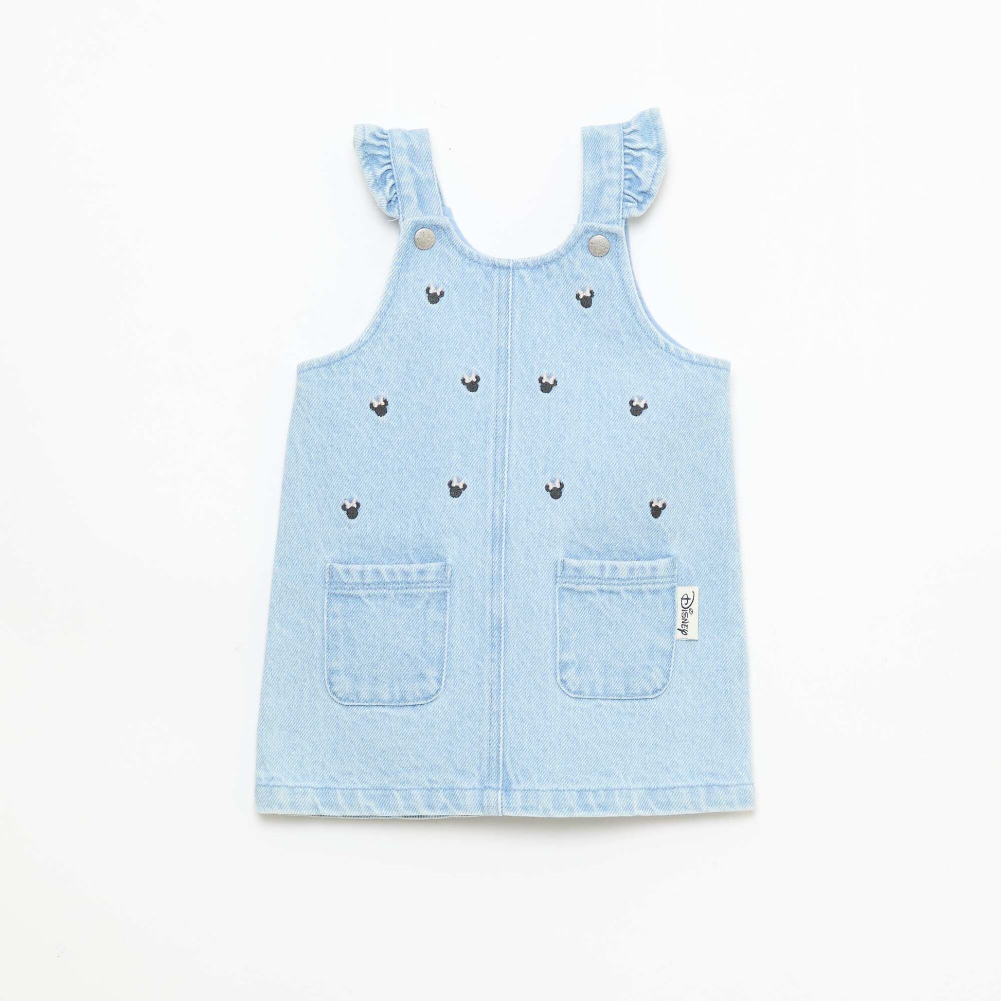 Minnie Mouse Denim Dress Overall BLUE
