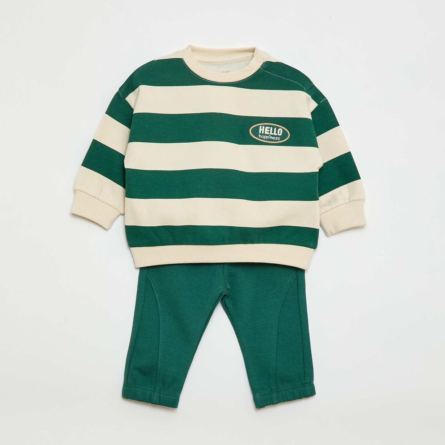Sweatshirt & Joggers Set - 2 Pieces GREEN
