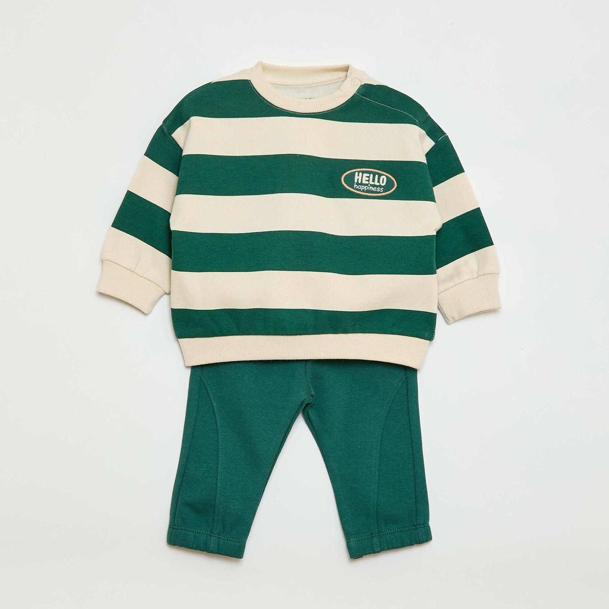 Sweatshirt & Joggers Set - 2 Pieces GREEN