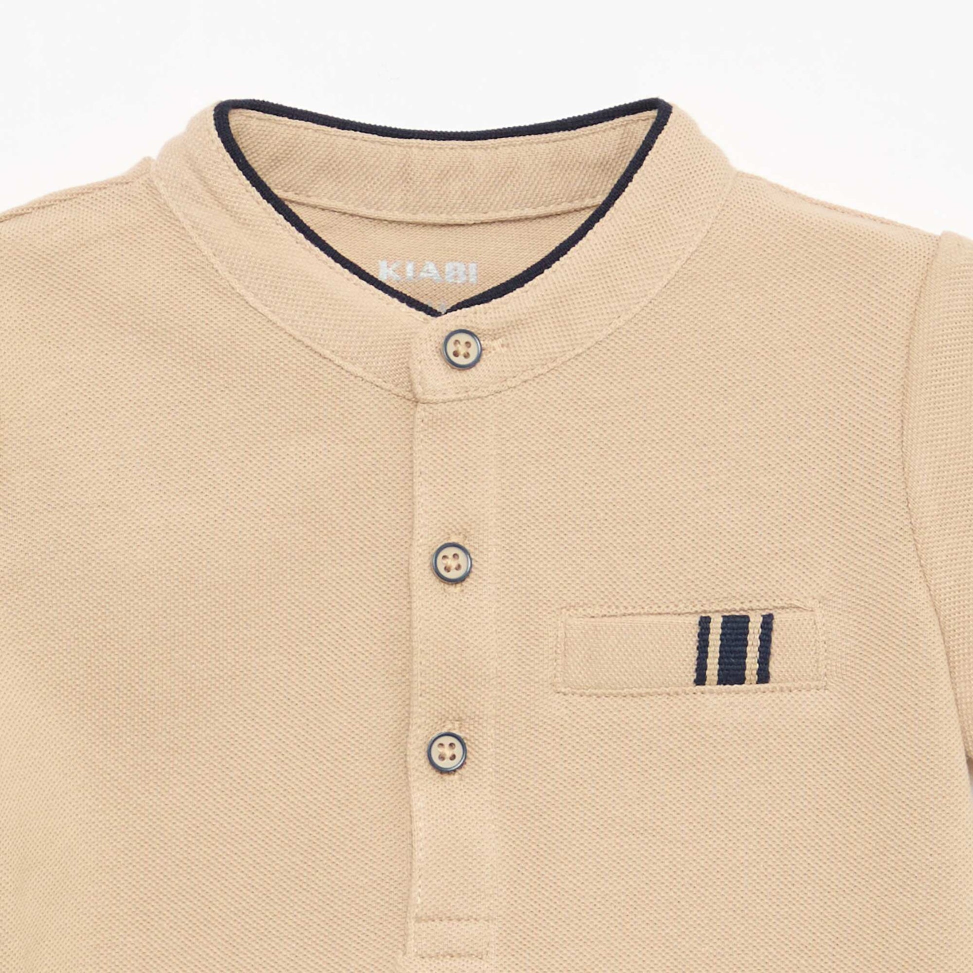 Polo & Shorts Set - 2 Piece BEIGE