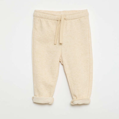 French Terry Jogger Pants BEIGE