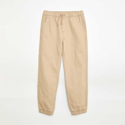 Jogger-style Trousers BEIGE