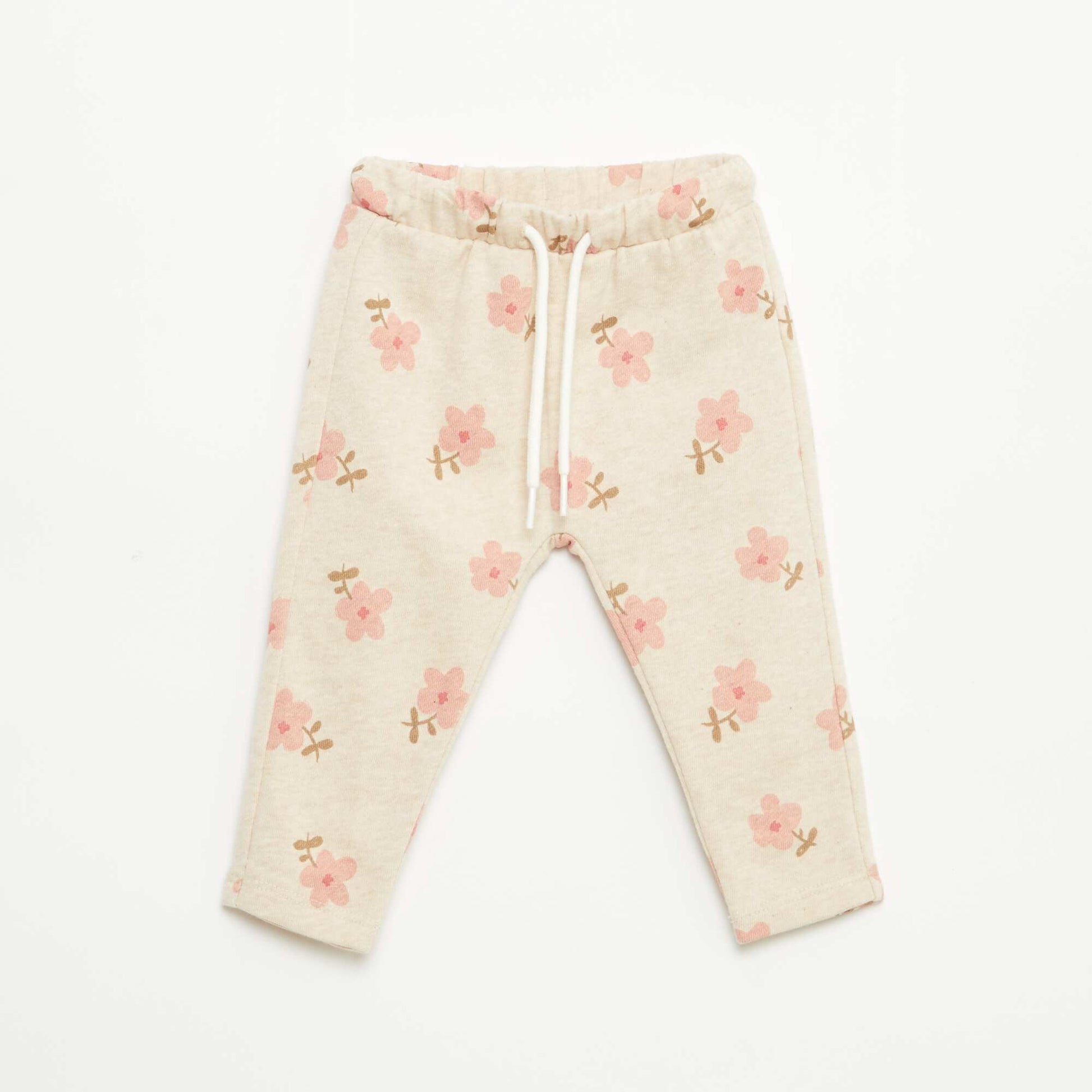 Lightweight French Terry Joggers BEIGE