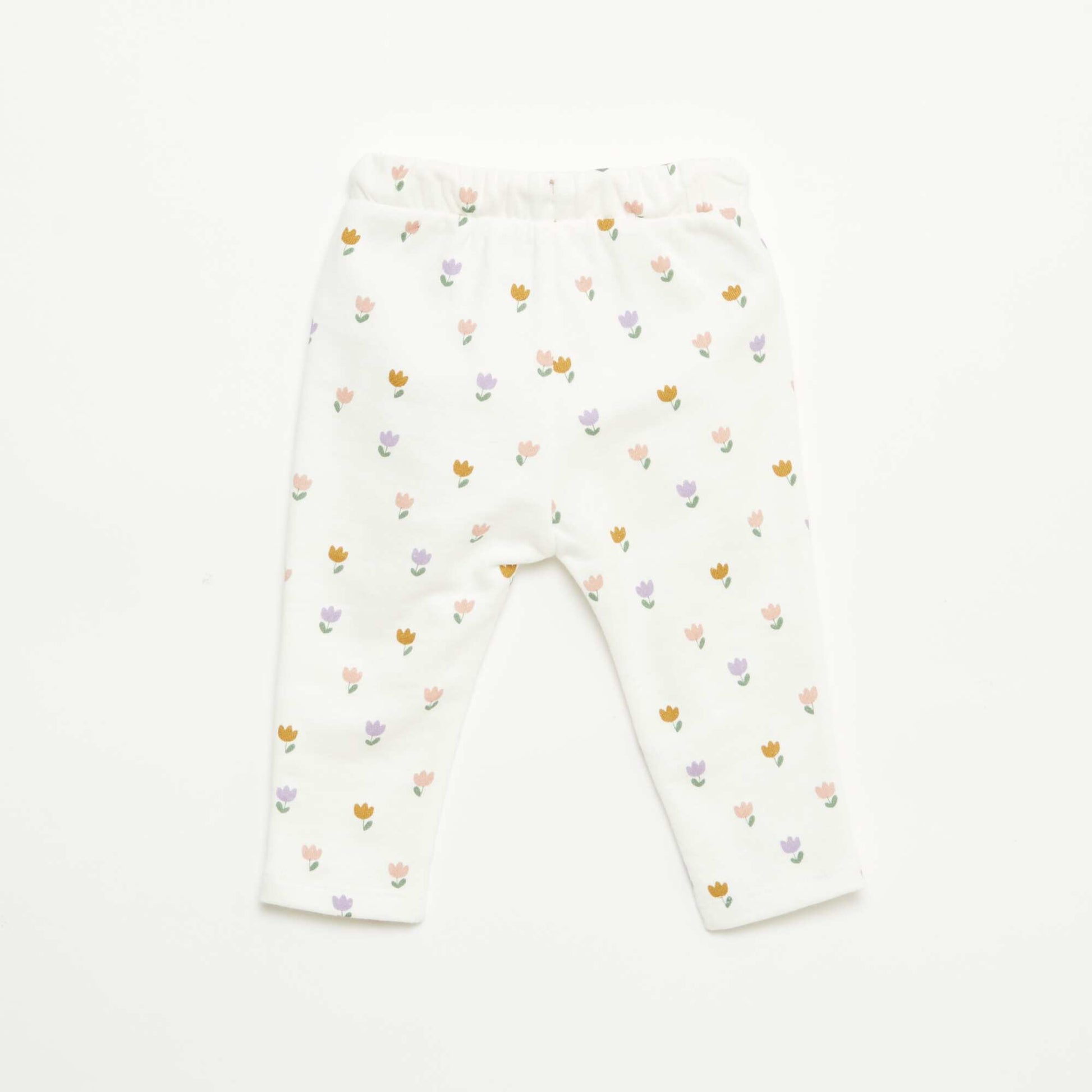 Lightweight French Terry Joggers WHITE