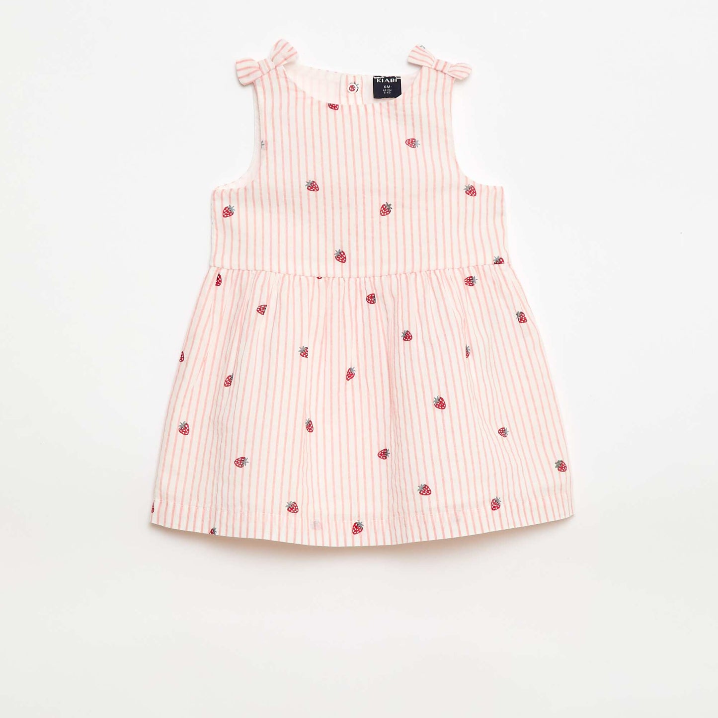 Sleeveless flared dress PINK