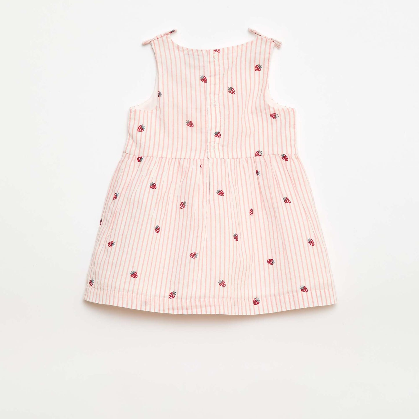 Sleeveless flared dress PINK