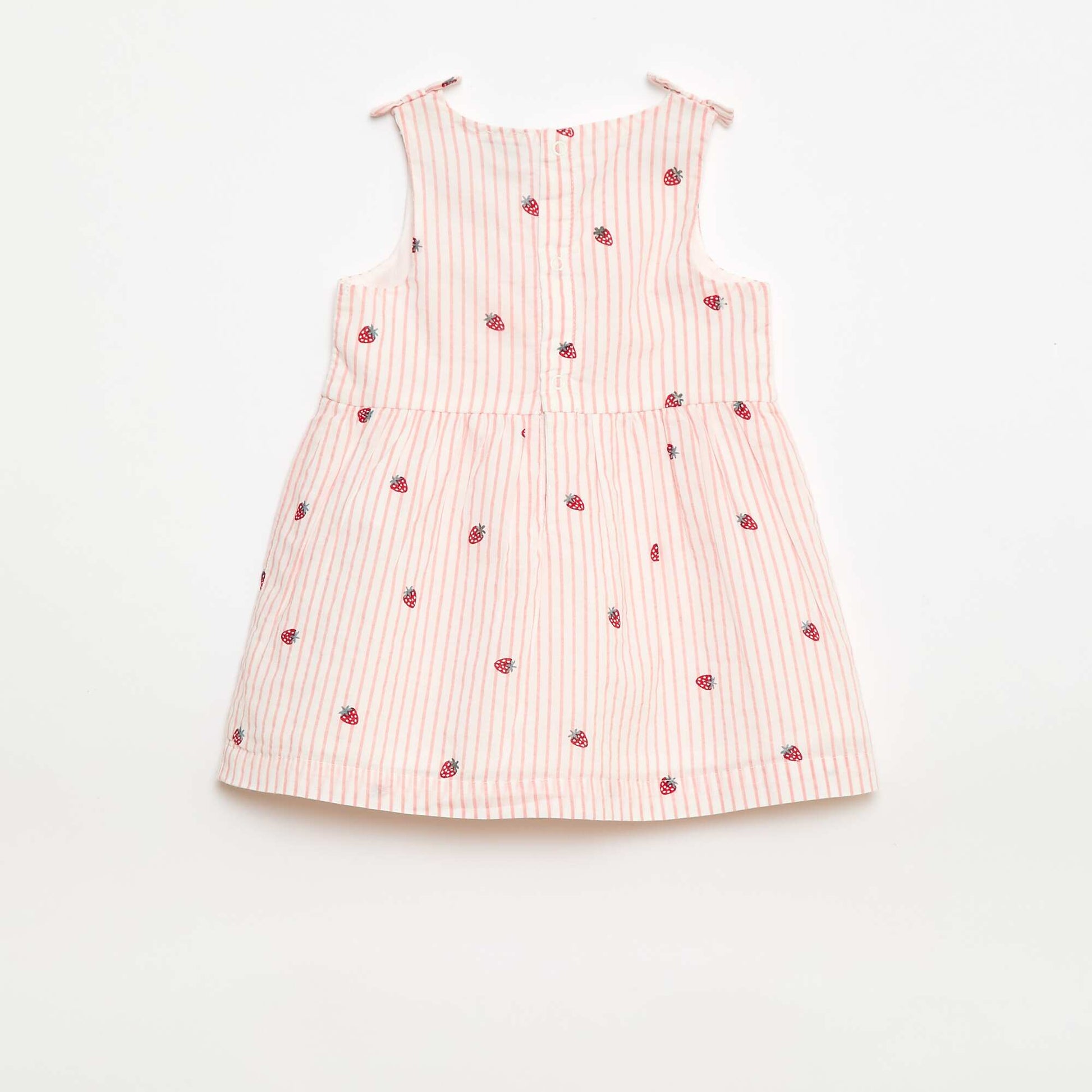 Sleeveless flared dress PINK