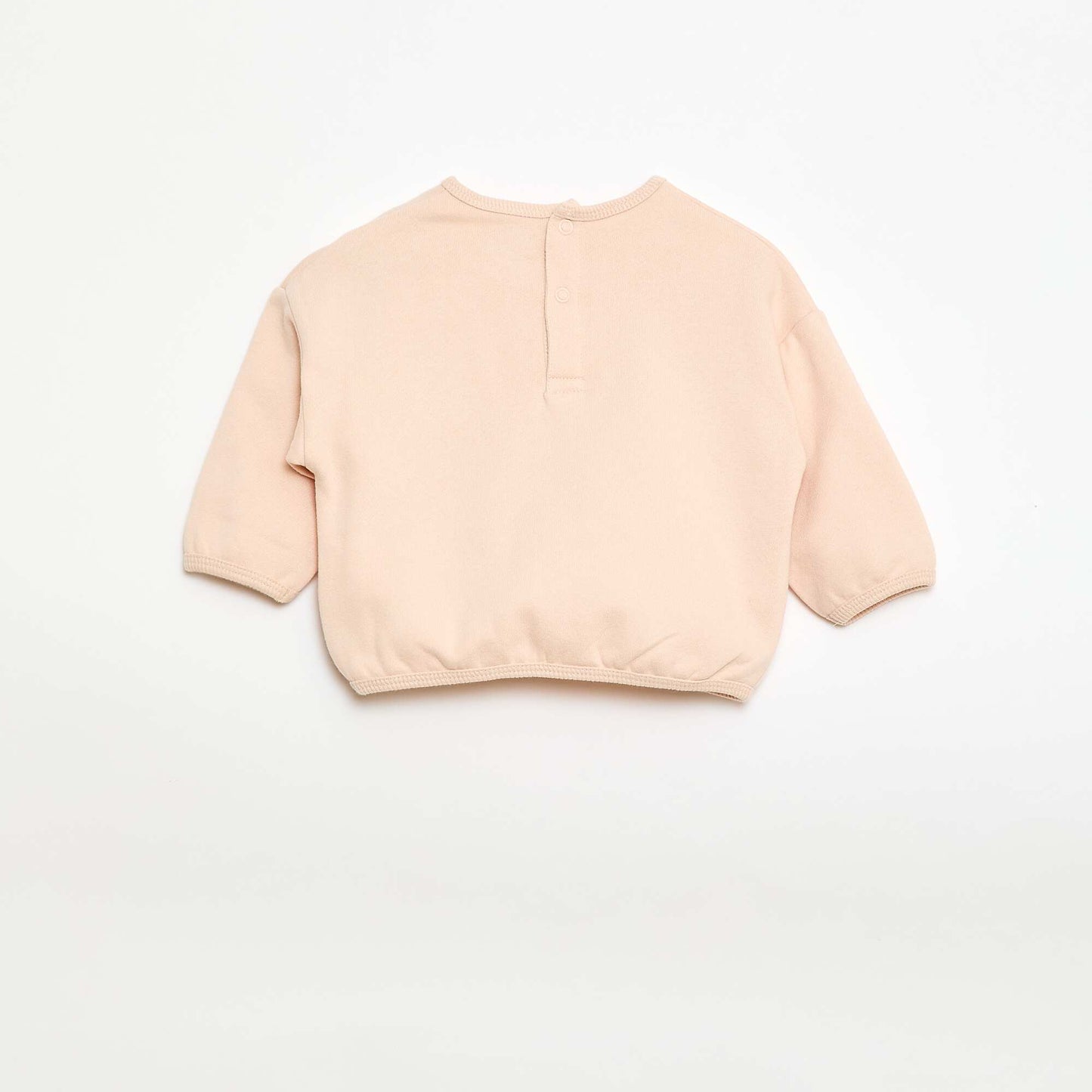 Sweatshirt and patterned joggers set PINK