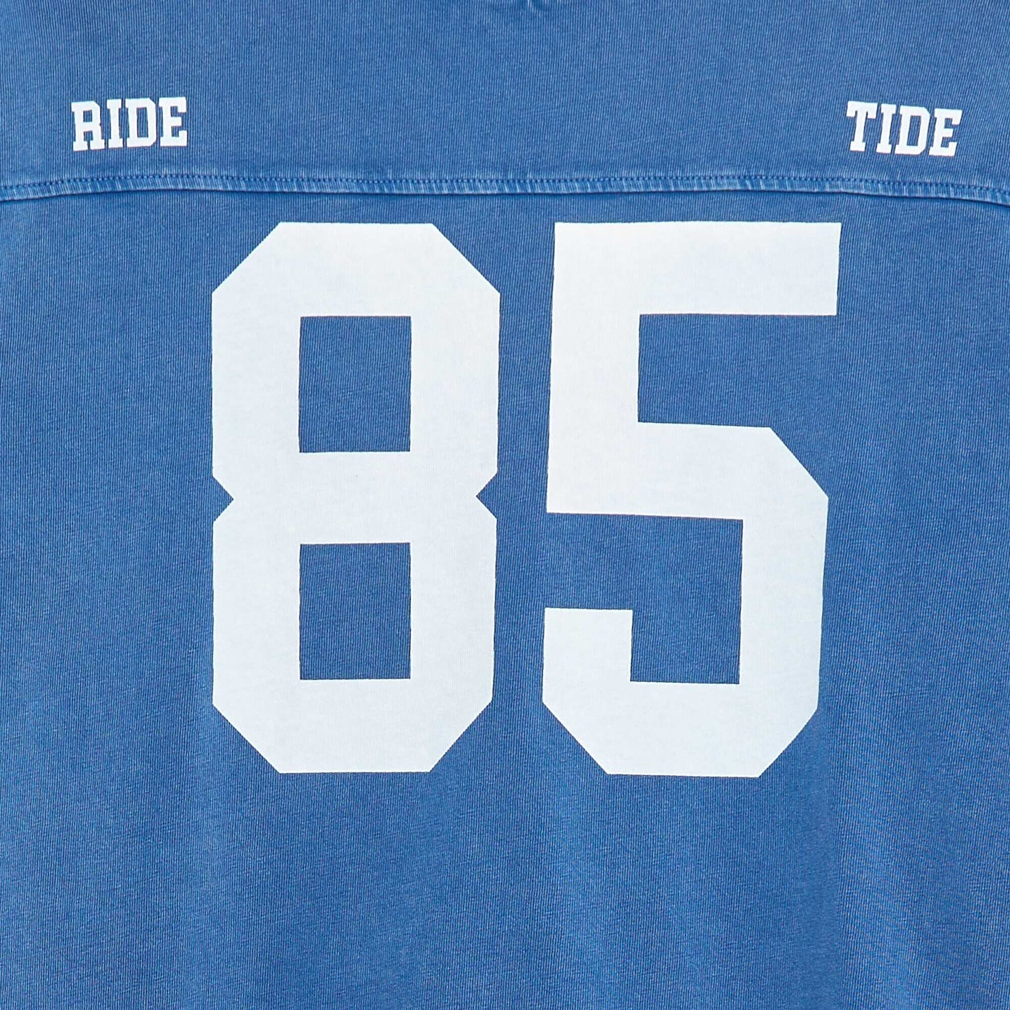 Long-sleeved American sport-style T-shirt BLUE