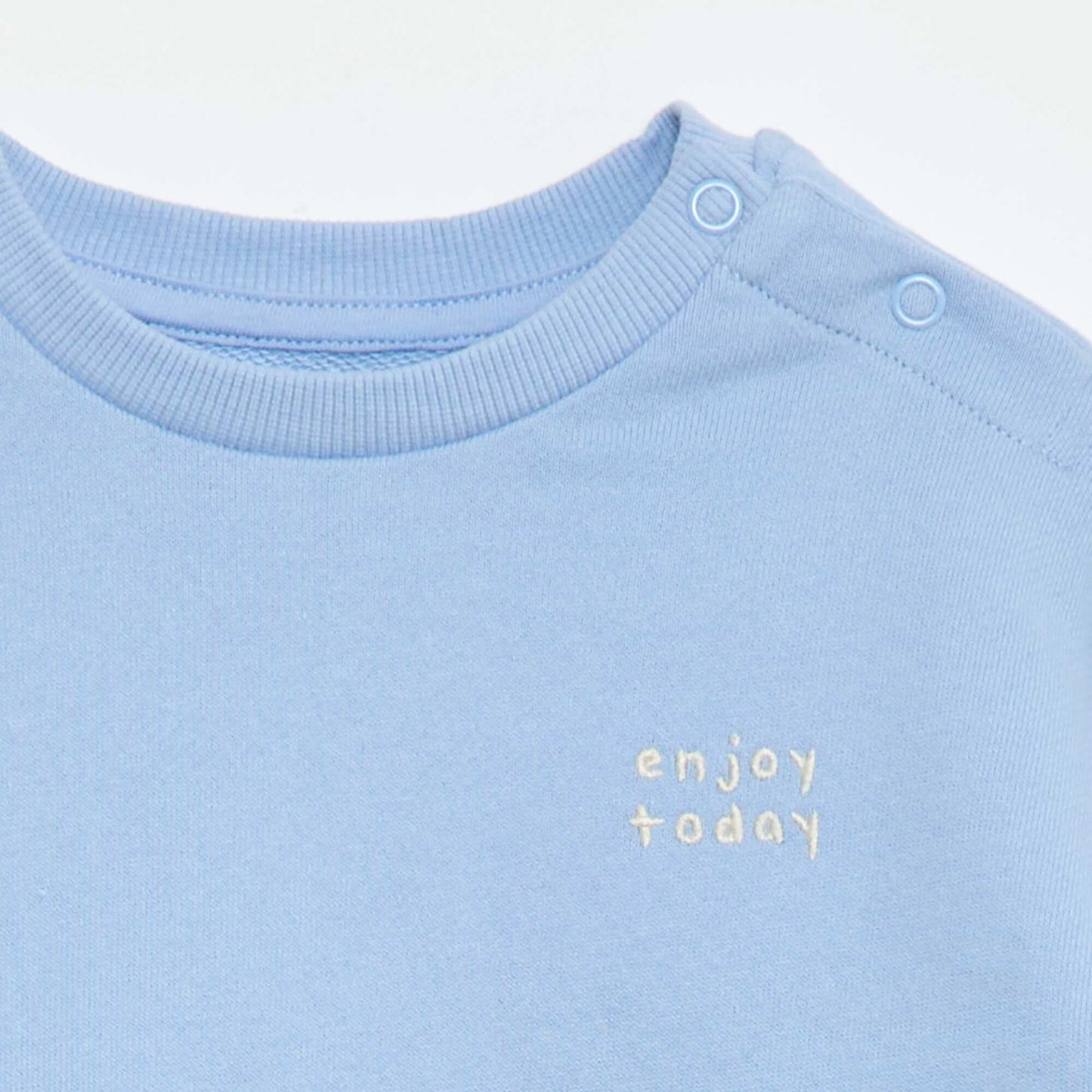 Marled French Terry Sweatshirt BLUE