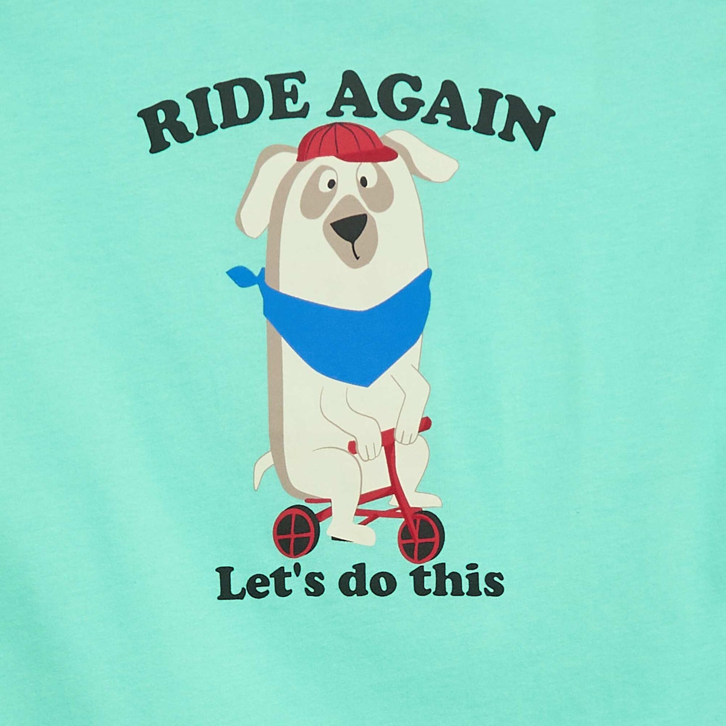 Printed Short-Sleeve T-Shirt BLUE