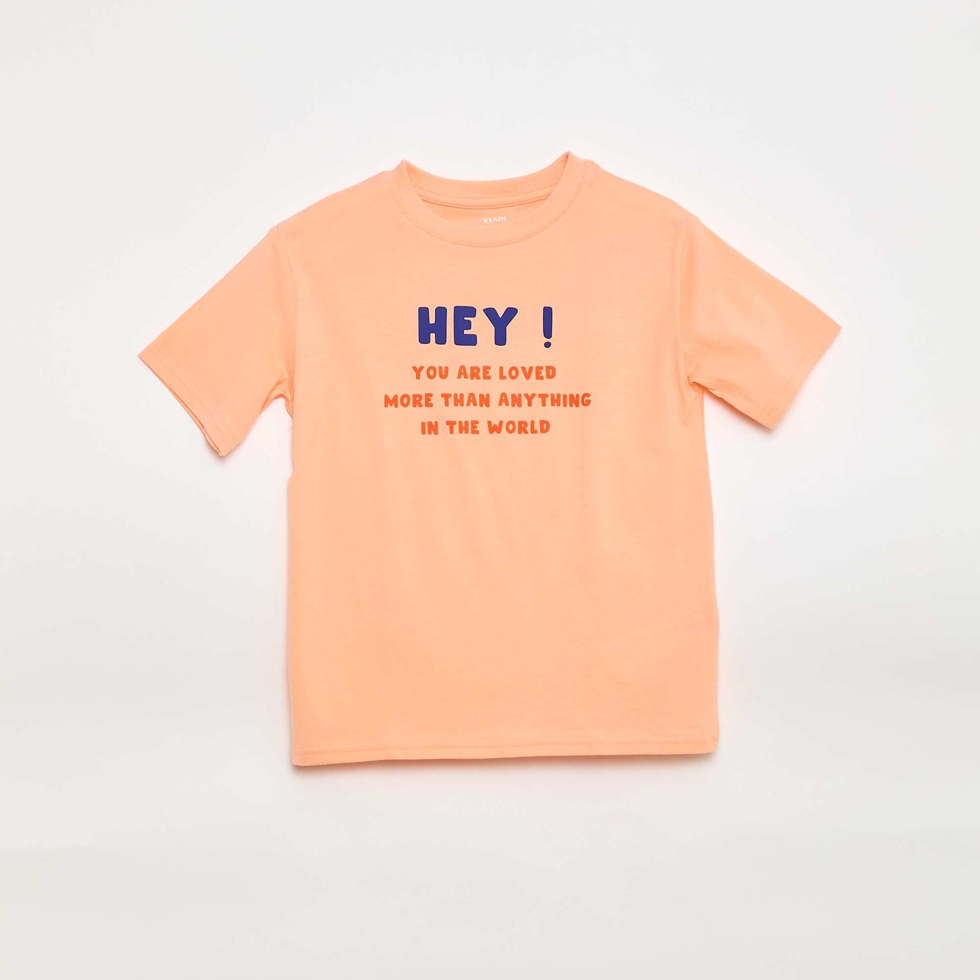 Printed Short-Sleeve T-Shirt ORANGE