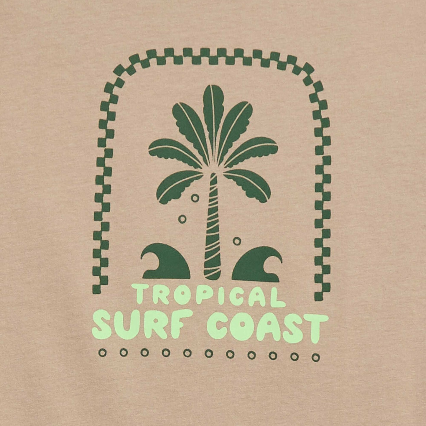 Short-Sleeve Printed T-Shirt BEIGE
