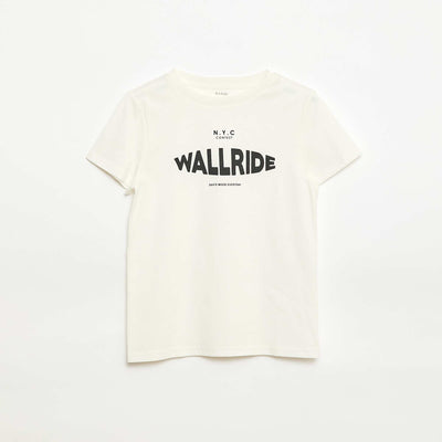 Printed Message T-Shirt WHITE