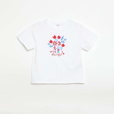 Fantasy Print T-Shirt WHITE