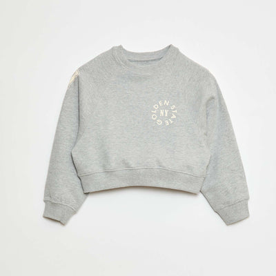 Printed sweatshirt fabric sweater GREY