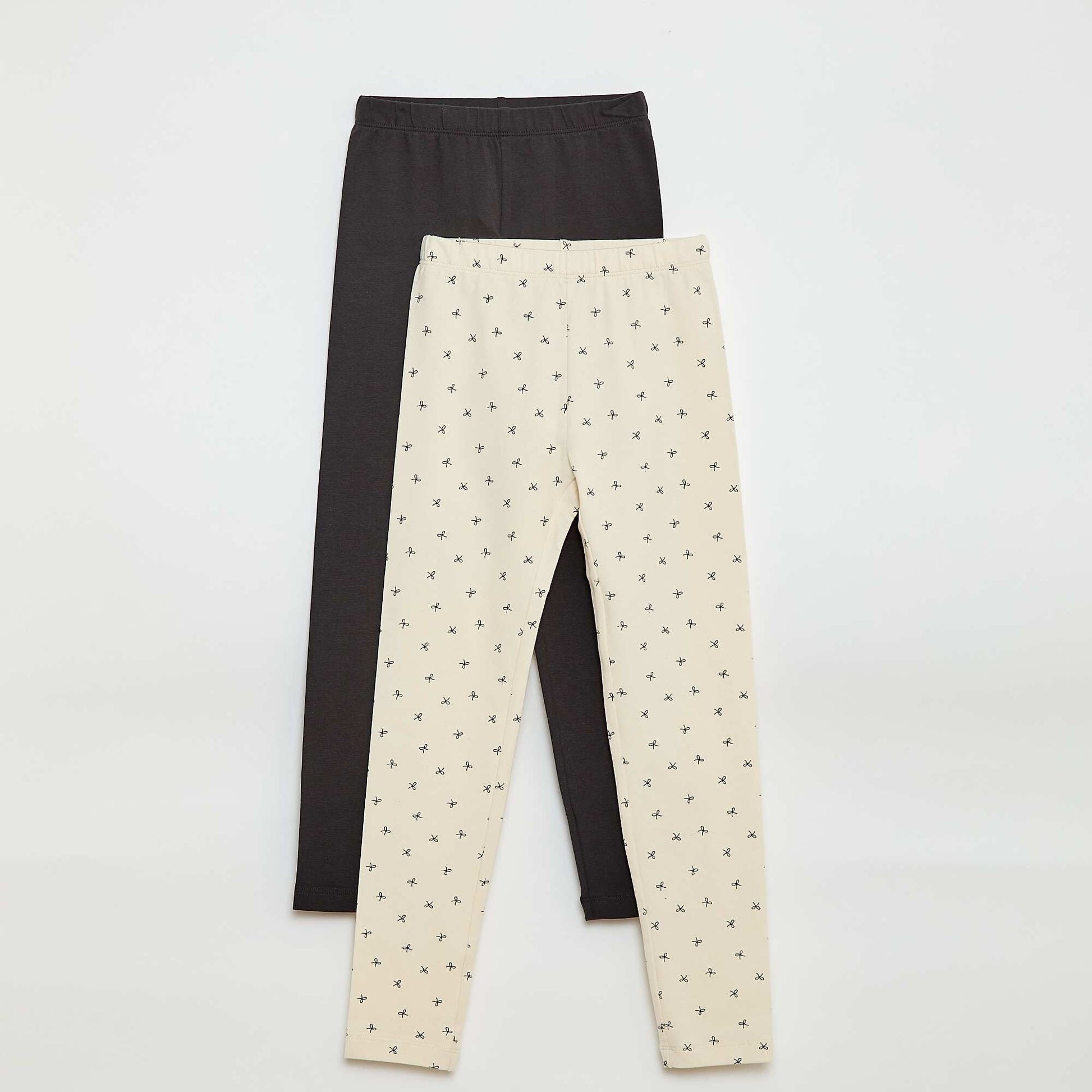 2-Pack of Long Leggings BEIGE