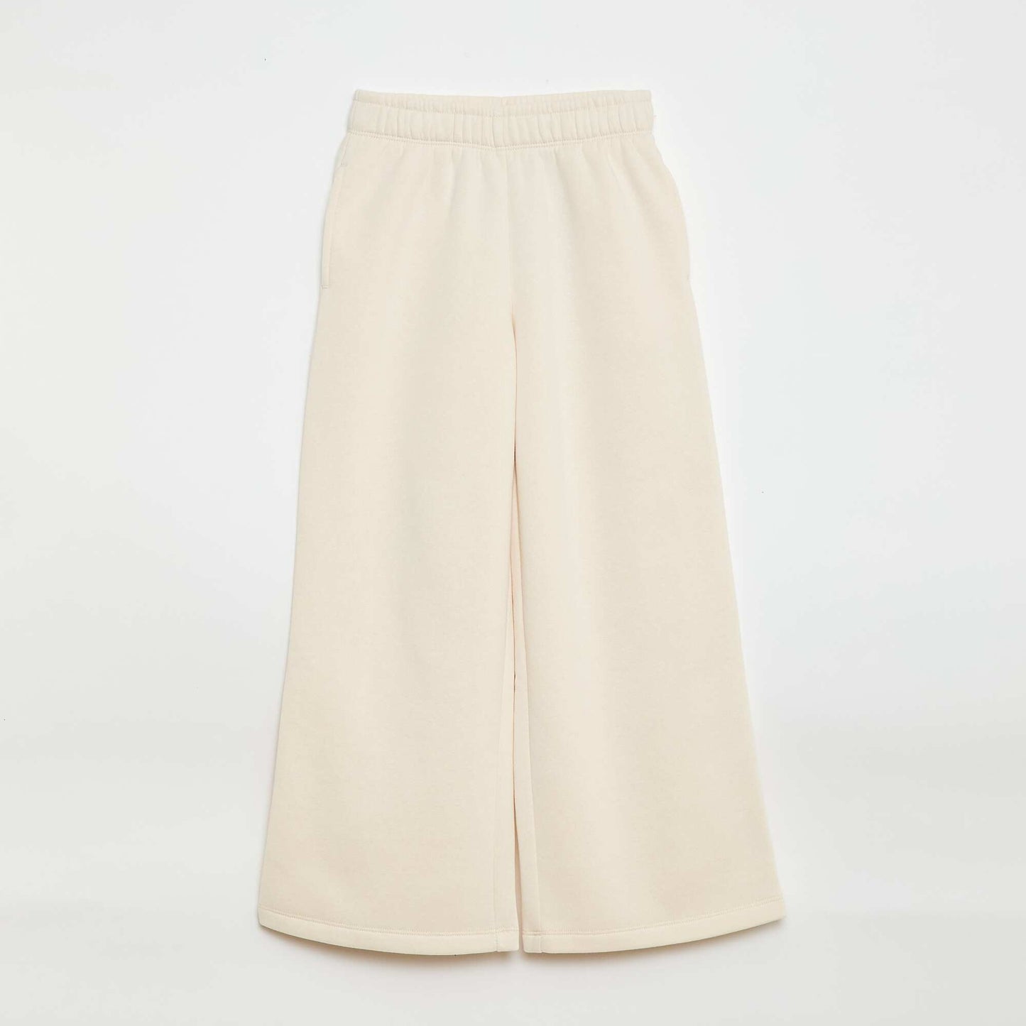 Wide-Leg Joggers WHITE