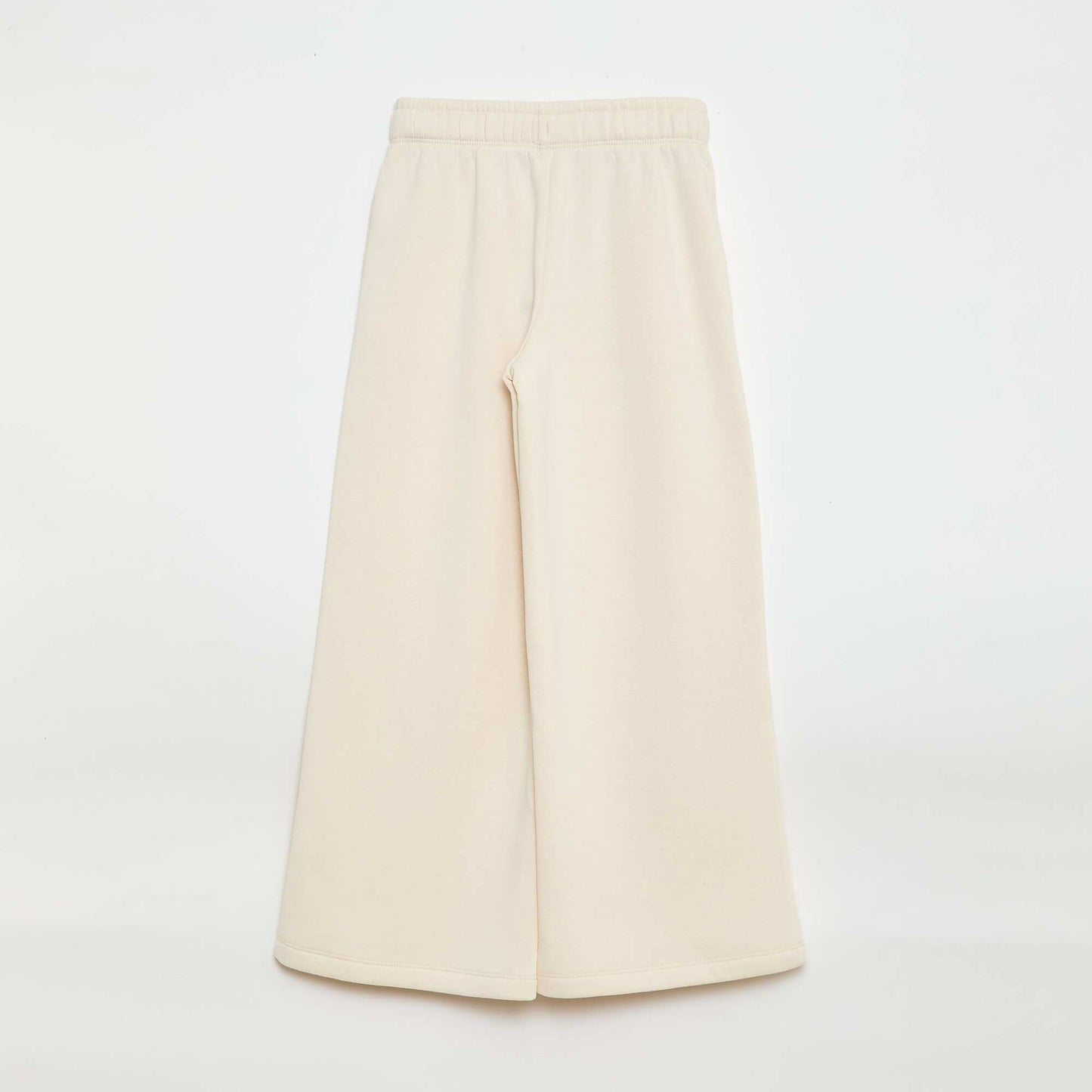 Wide-Leg Joggers WHITE
