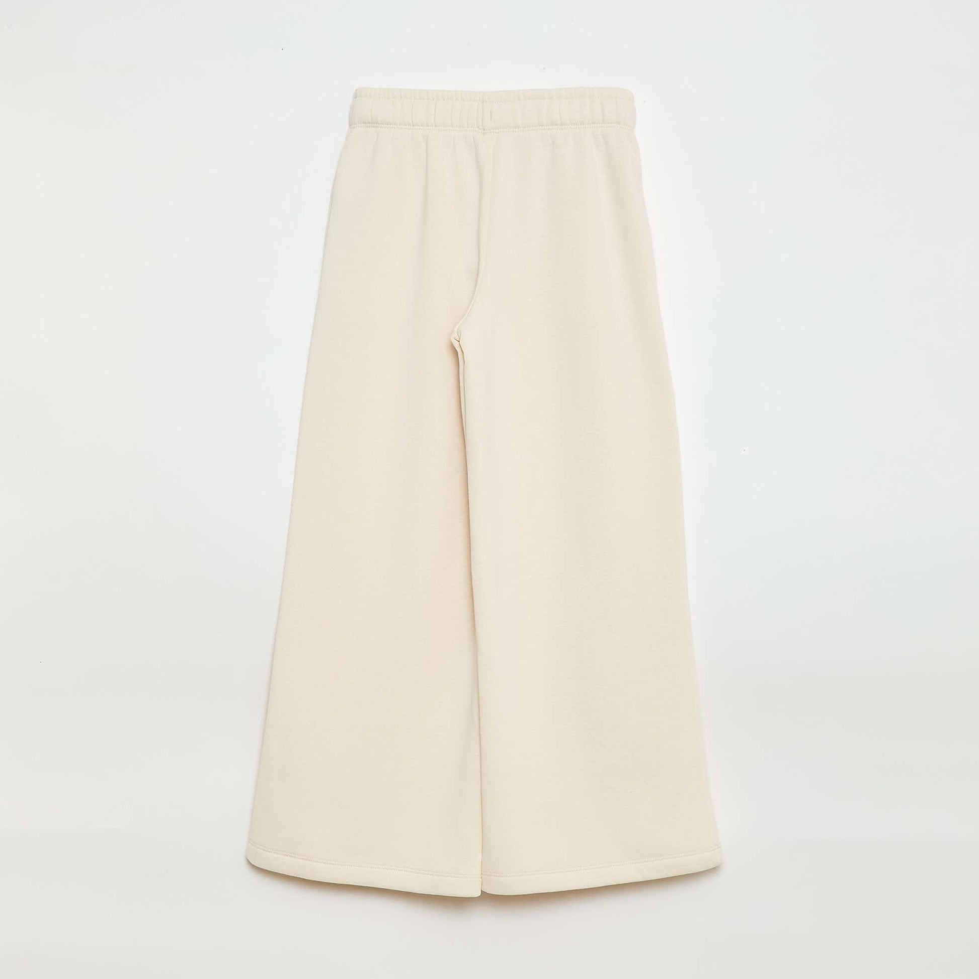 Wide-Leg Joggers WHITE