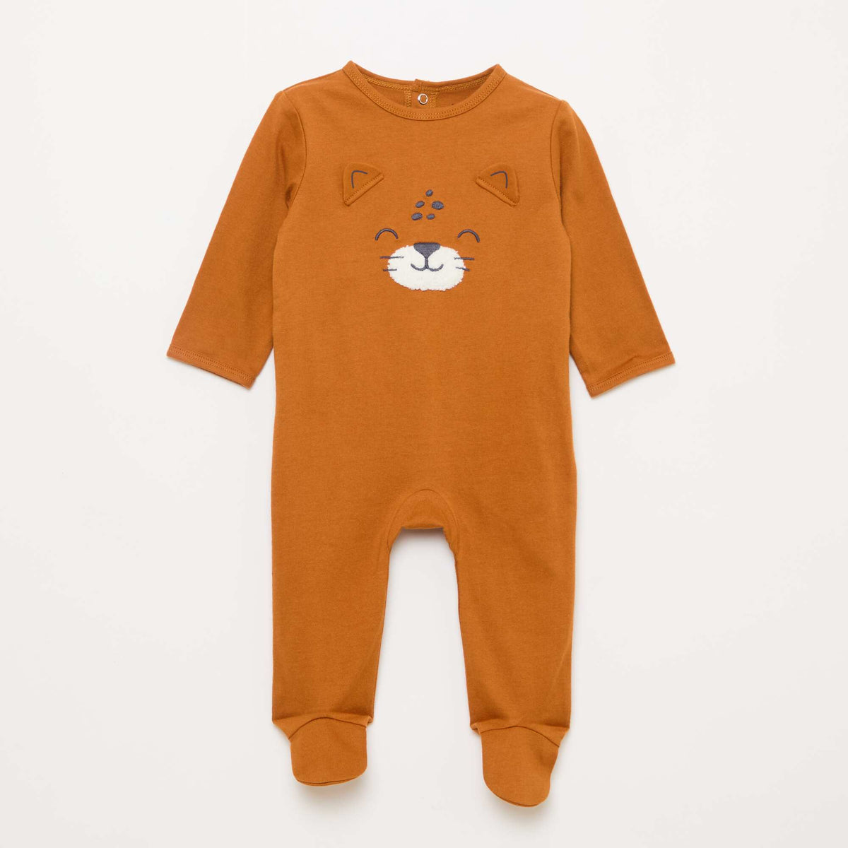 Footed Sleepsuit BROWN