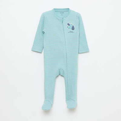 Cotton Sleepsuit BLUE