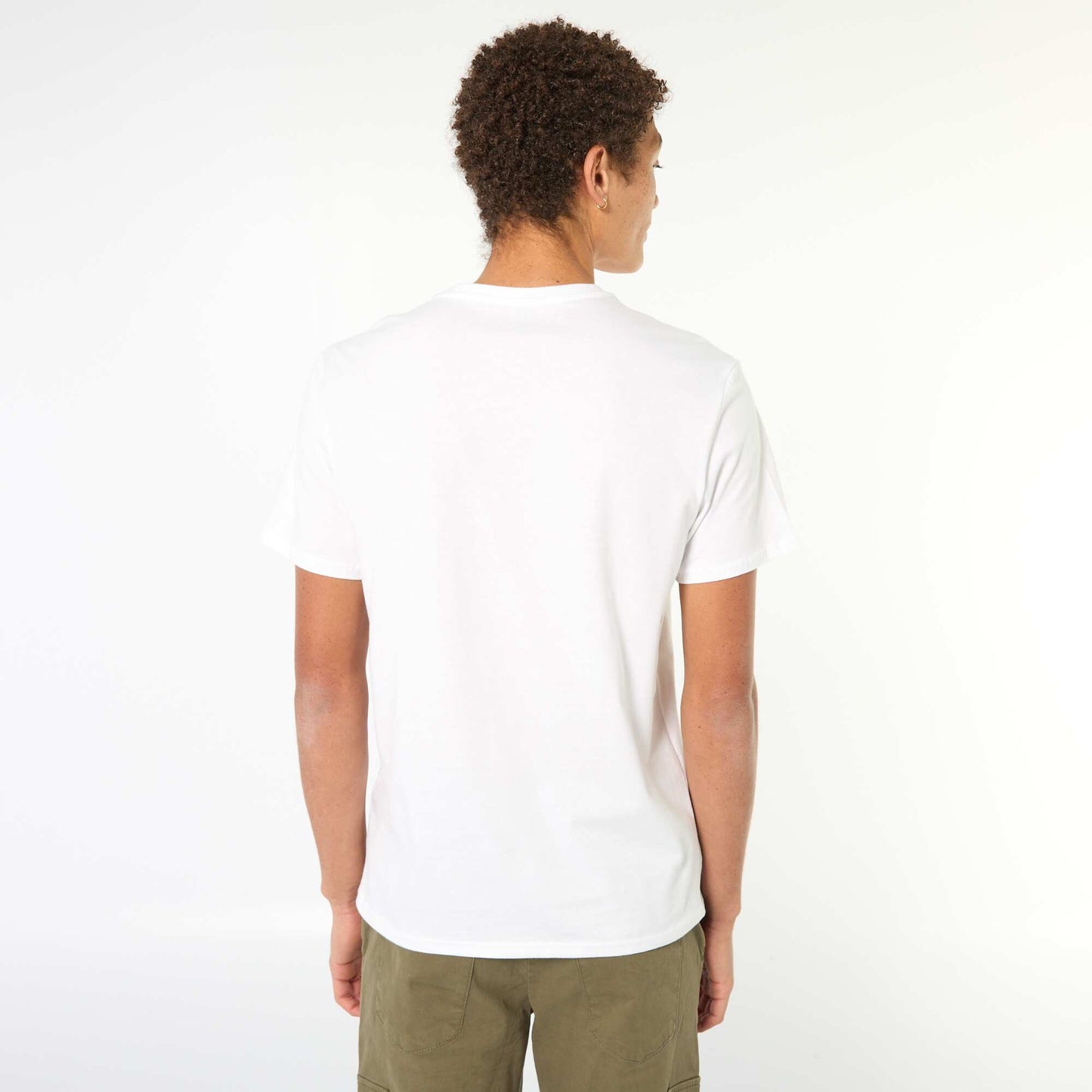 Printed Cotton Short-Sleeve T-Shirt WHITE