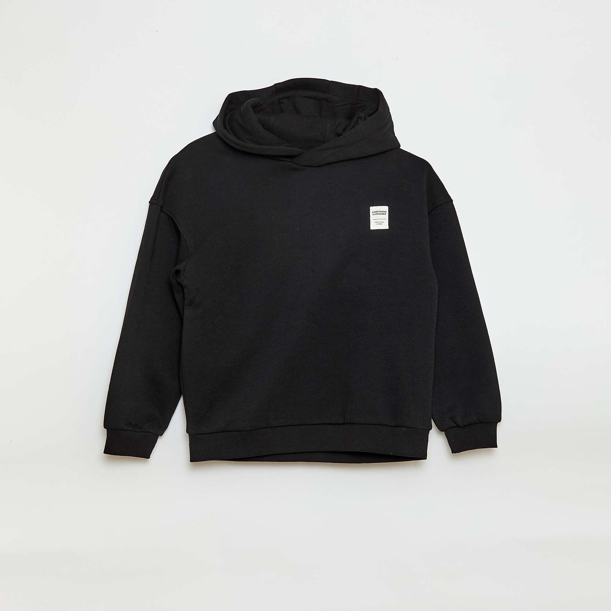 Sweatshirt + Jogging Pants Set - 2 Pieces BLACK