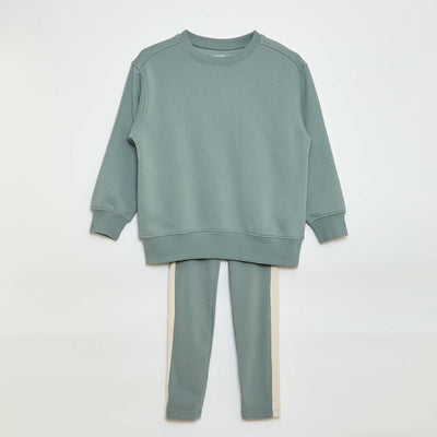 Sweatshirt + Leggings Set - 2 Pieces BLUE