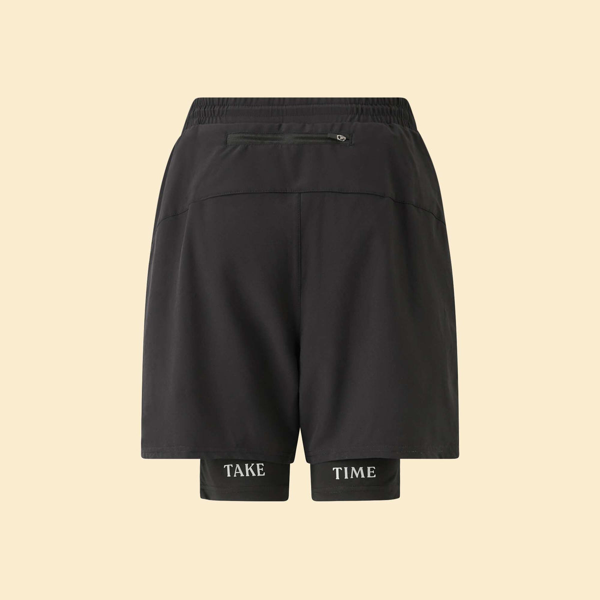 2-in-1 Sports Shorts BLACK