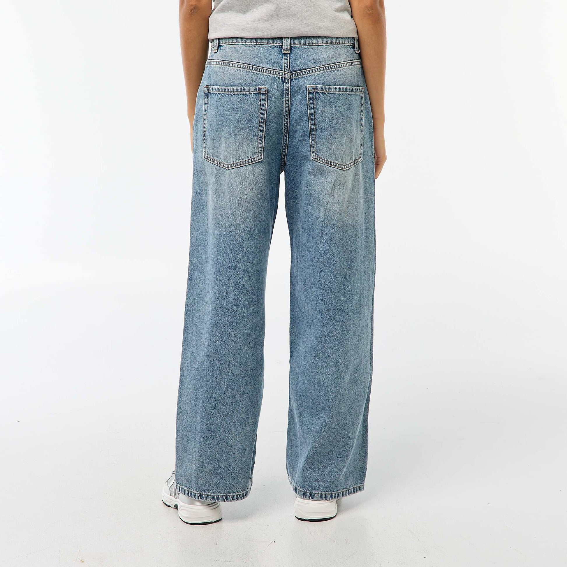 Low-Rise Baggy 5-Pocket Jeans BLUE