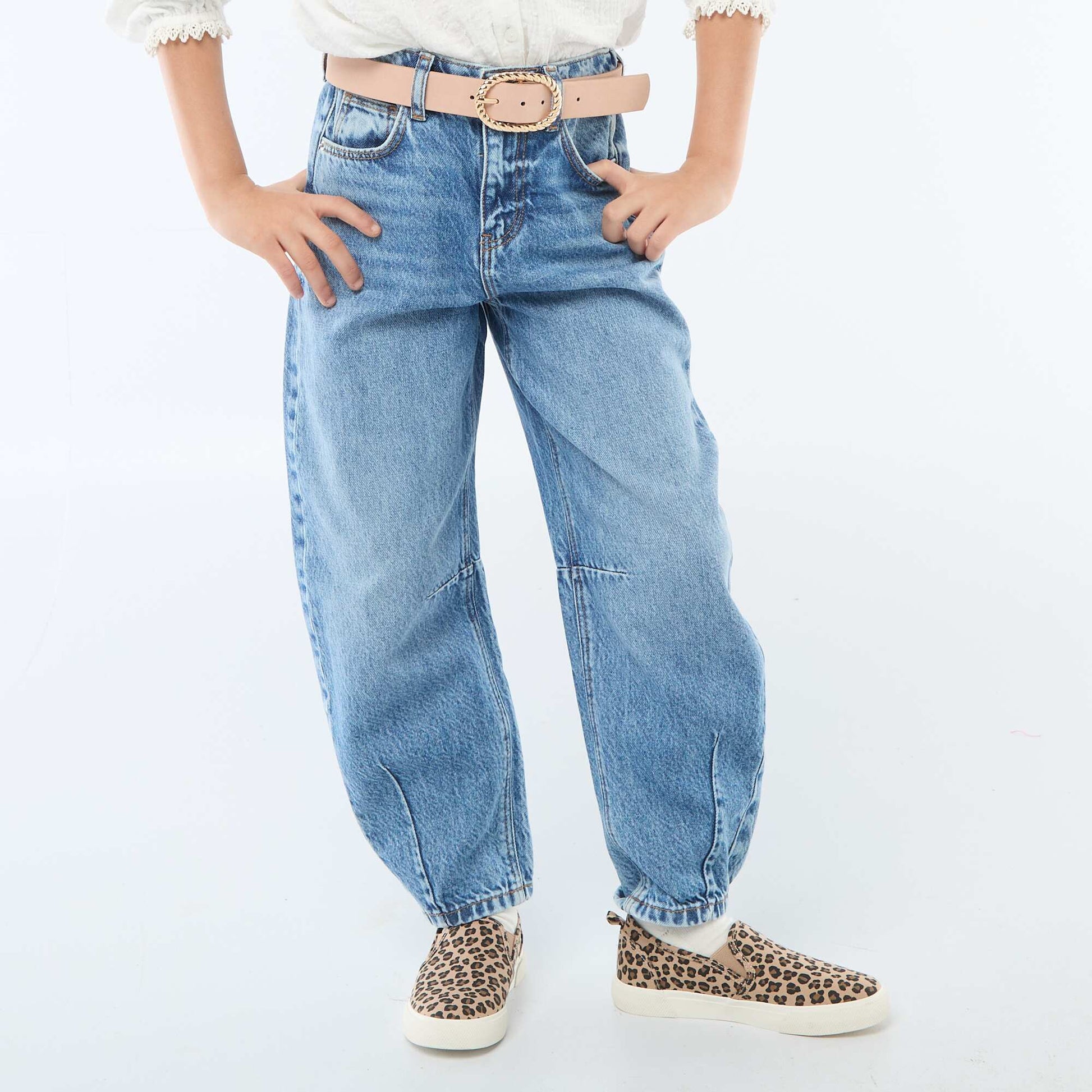 Balloon Fit Jeans BLUE