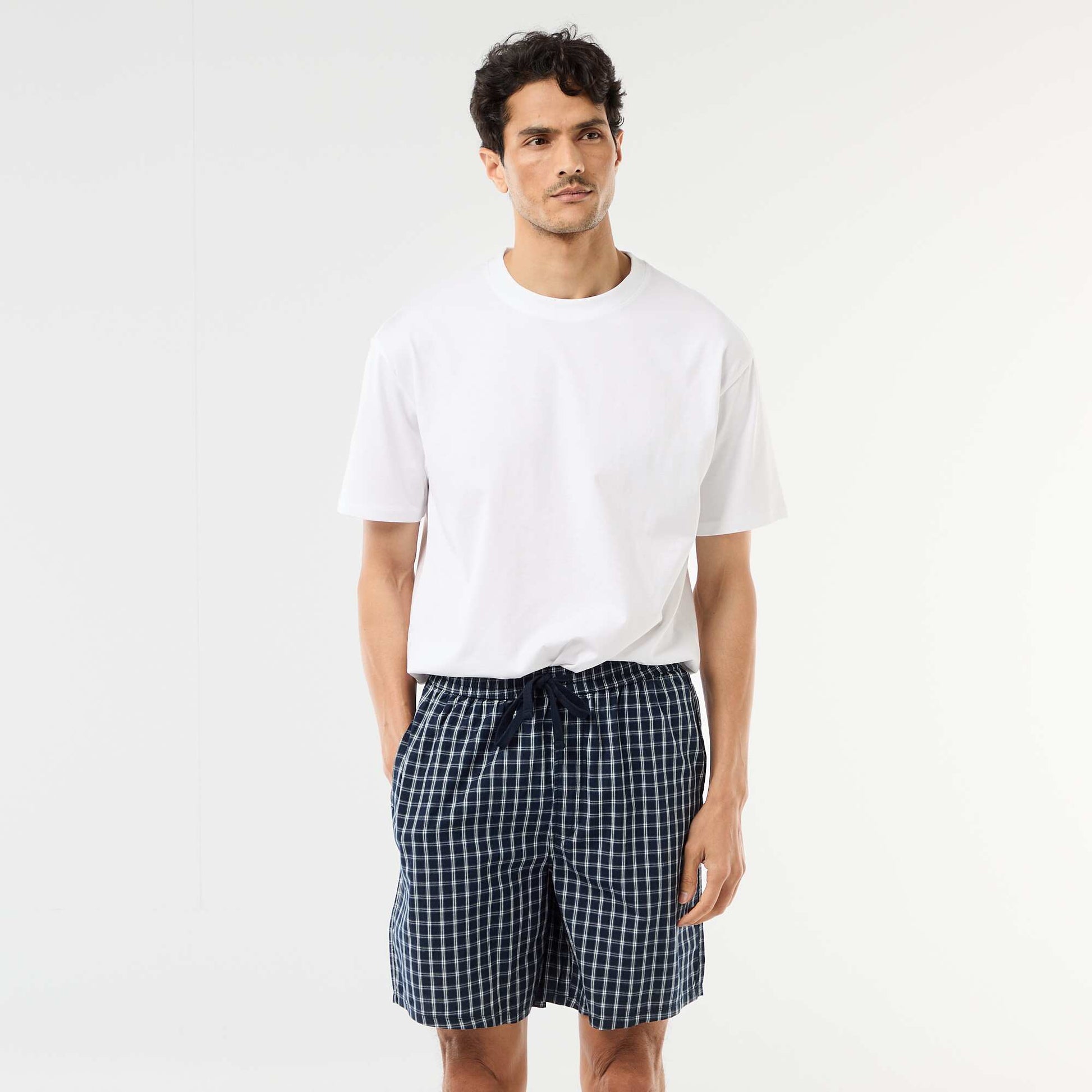 Two-Pack Night Shorts with Pockets BLUE