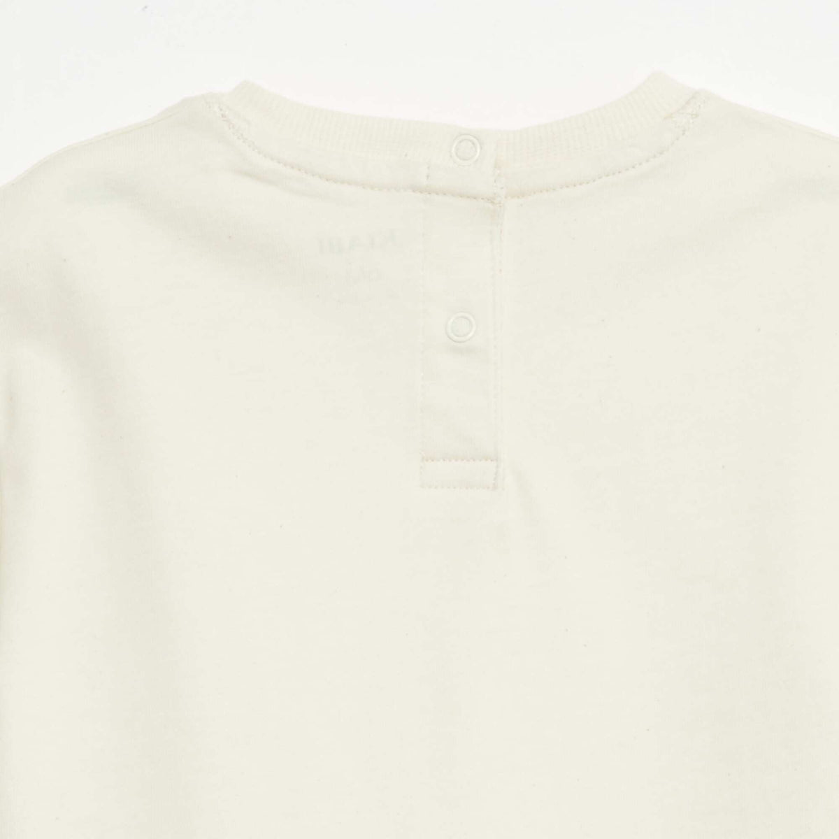 Sleeveless Plain T-shirt ECRU