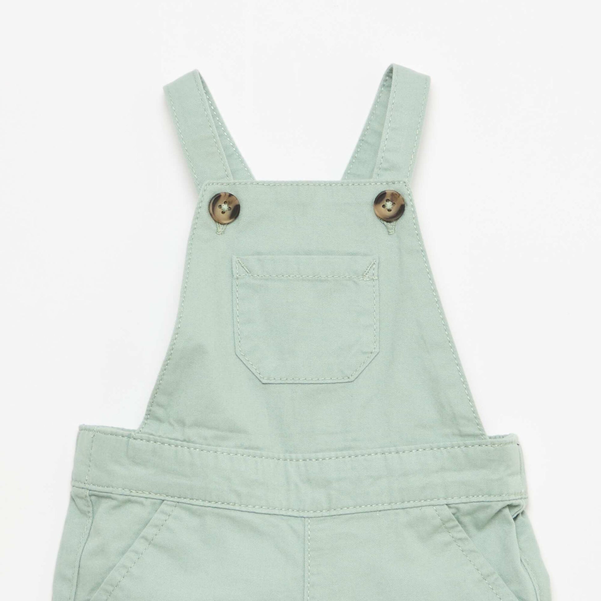 Lightweight Overalls with Adjustable Straps GREEN