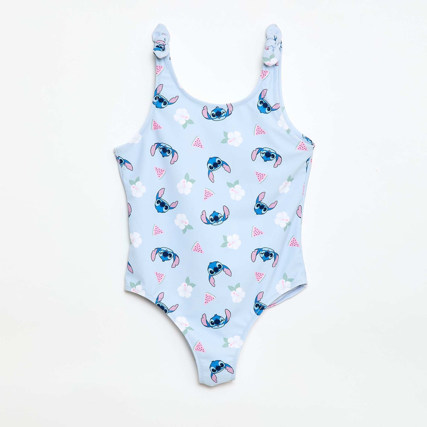 'Stitch & Angel' Disney Printed One-Piece Swimsuit BLUE