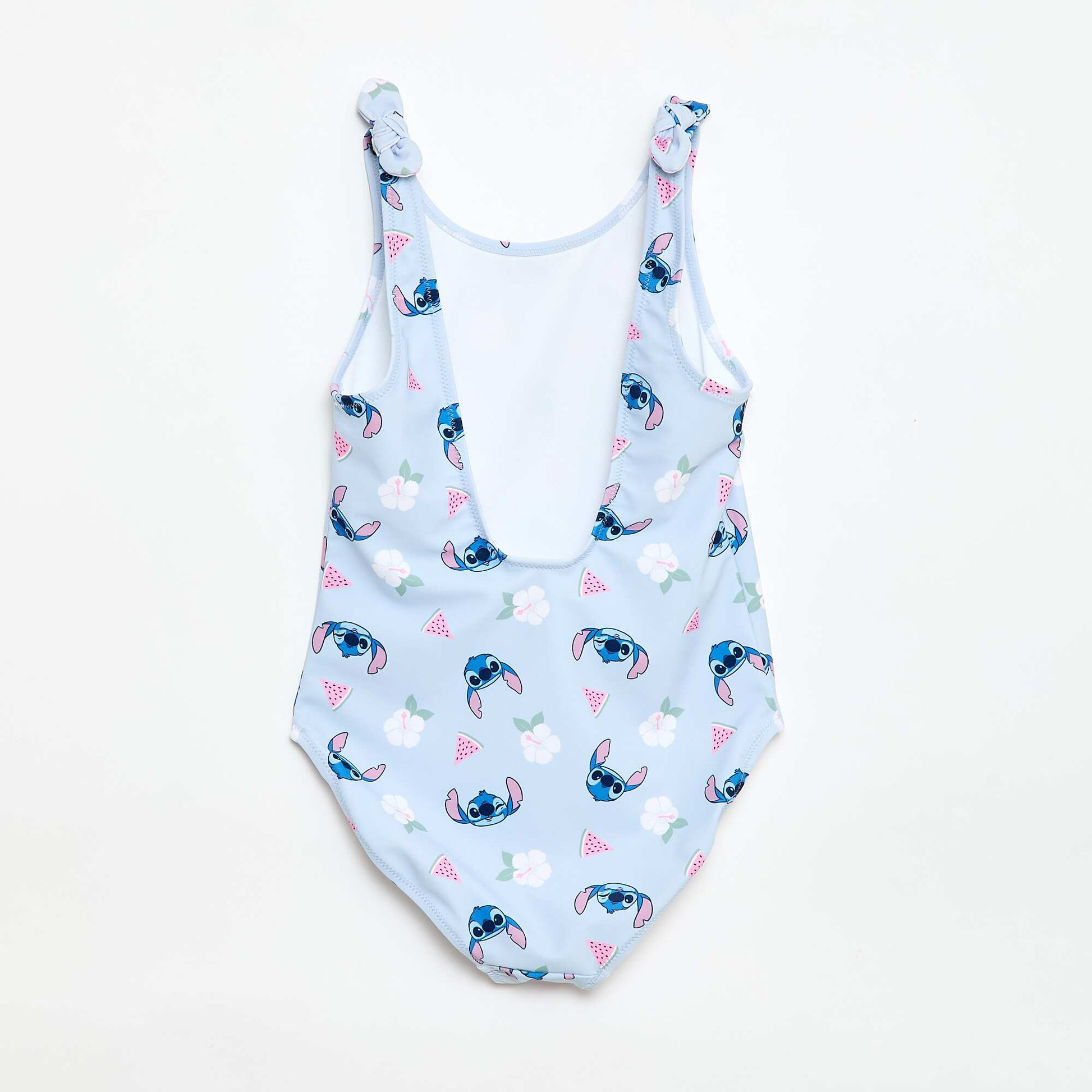 'Stitch & Angel' Disney Printed One-Piece Swimsuit BLUE