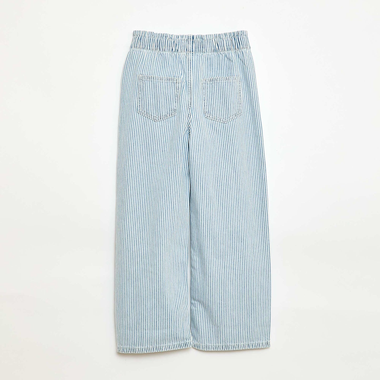 Printed Wide Leg Jeans BLUE