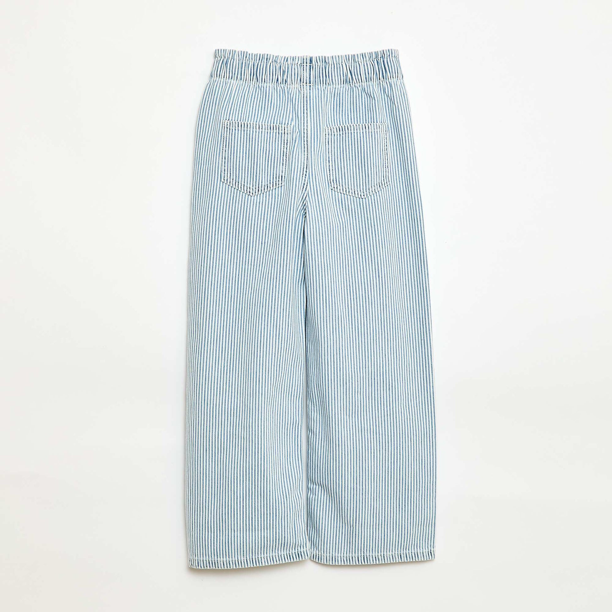 Printed Wide Leg Jeans BLUE