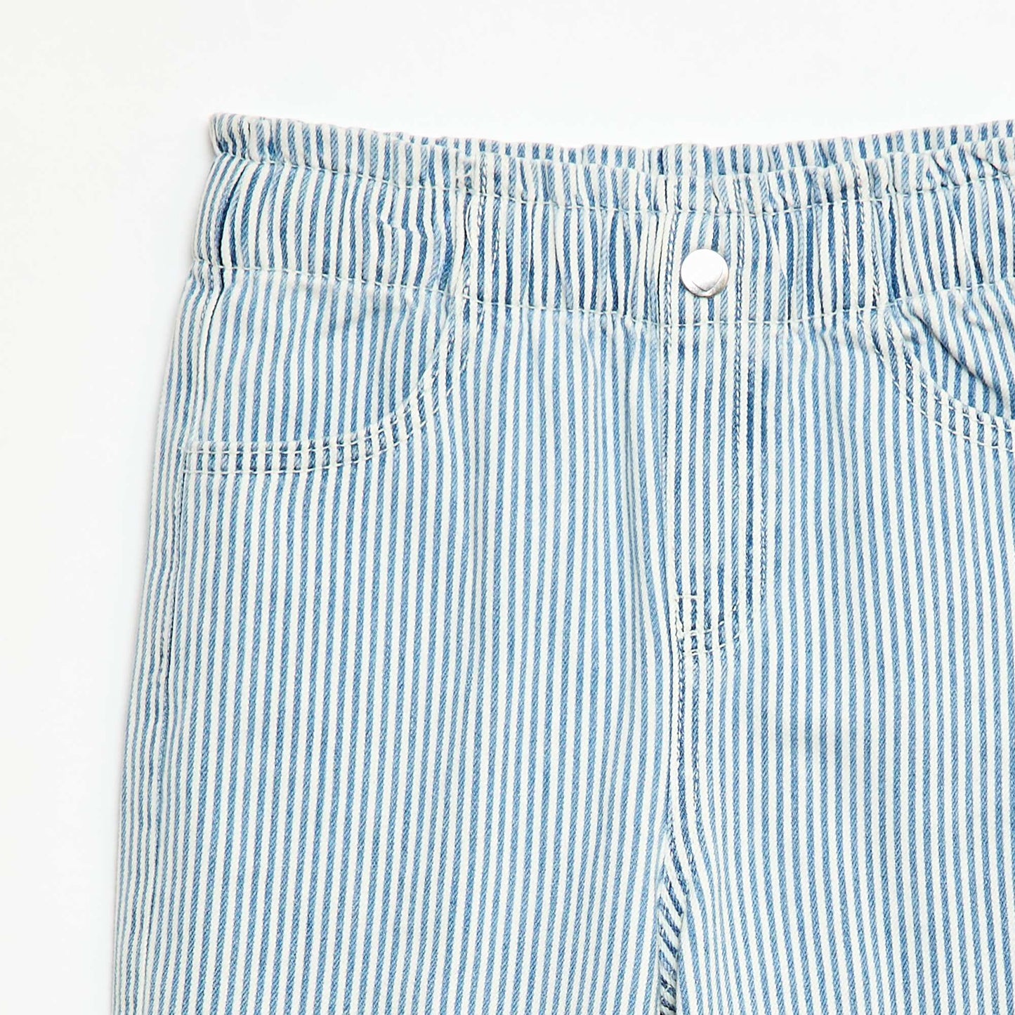 Printed Wide Leg Jeans BLUE
