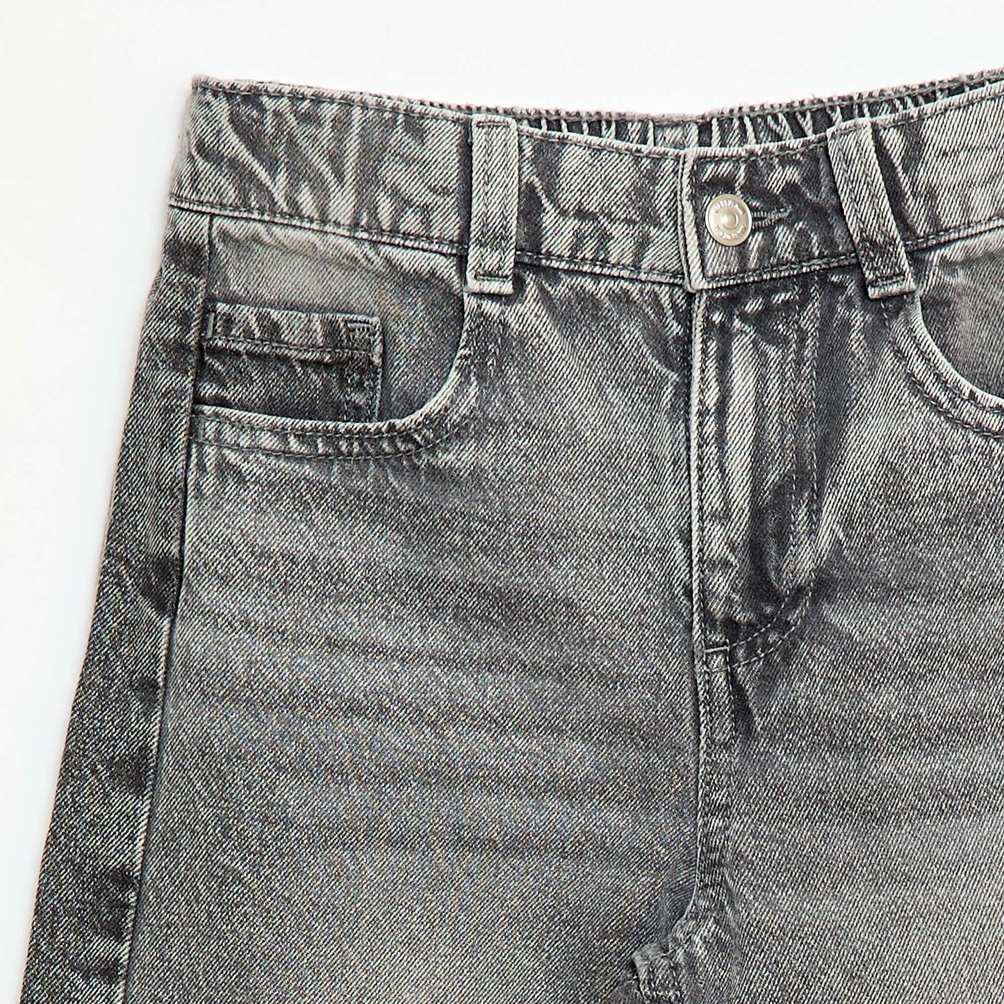 Wide Leg Two-Tone Trousers GREY